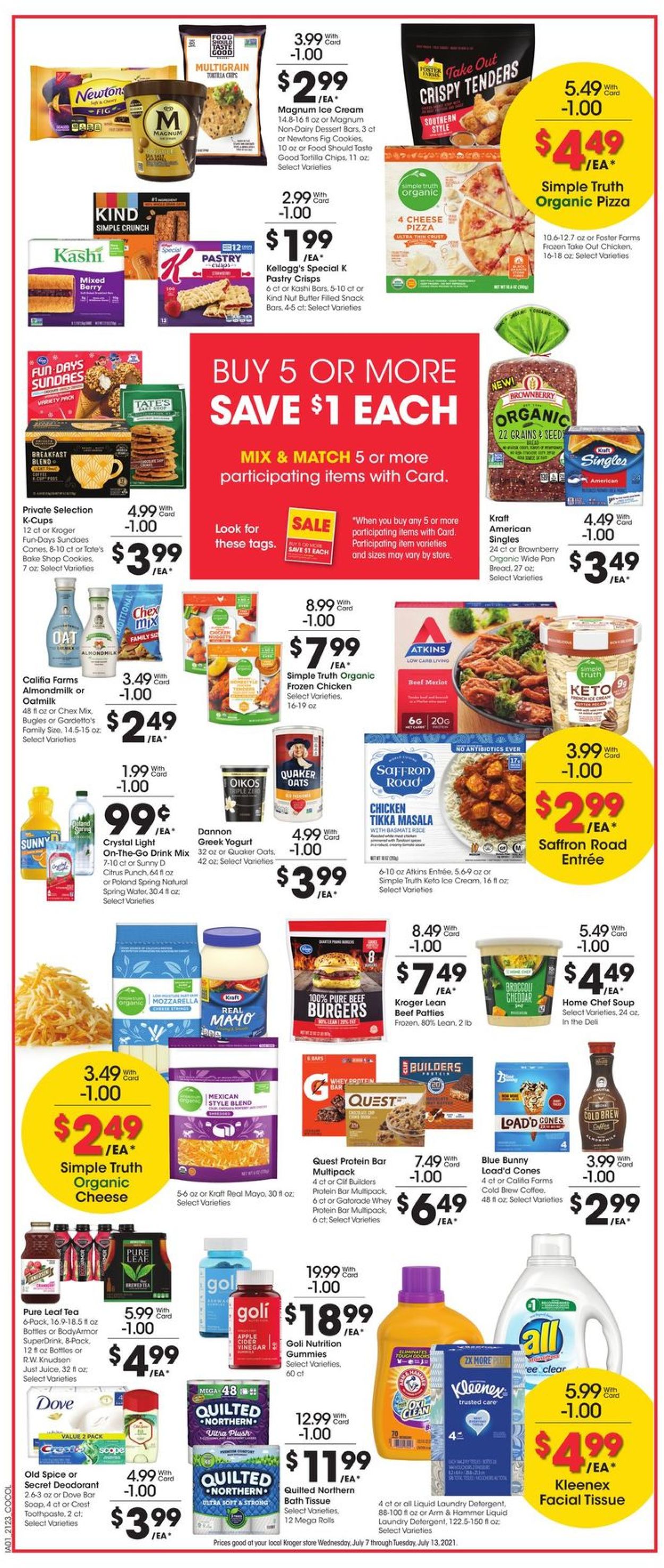Kroger Ad from 07/07/2021