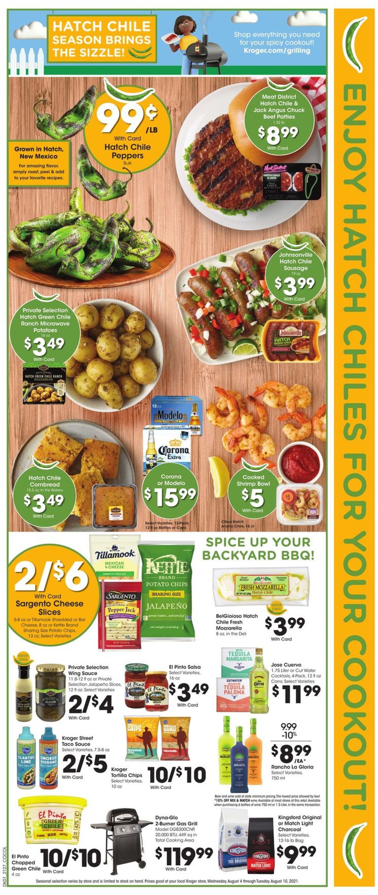 Kroger Ad from 08/04/2021