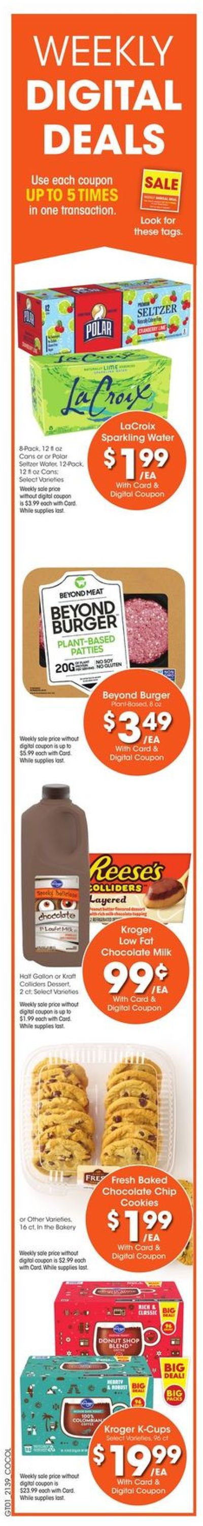 Kroger Ad from 10/27/2021
