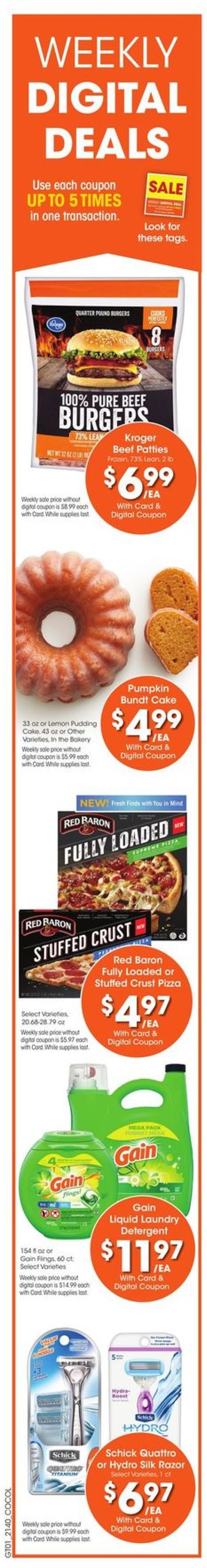 Kroger Ad from 11/03/2021