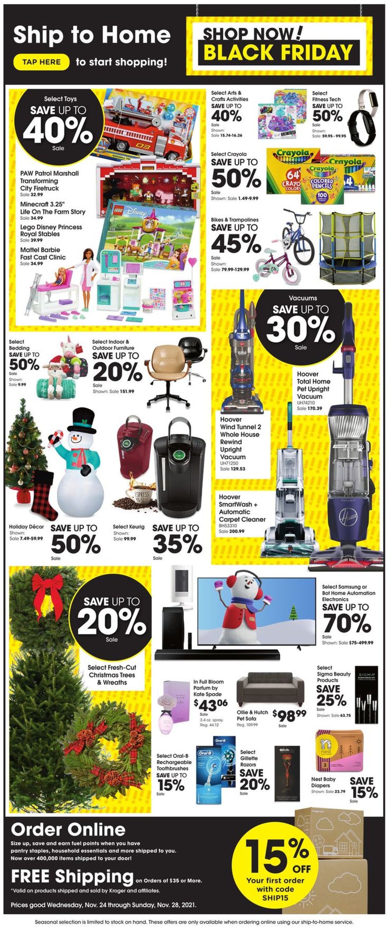 Kroger Ad from 11/24/2021