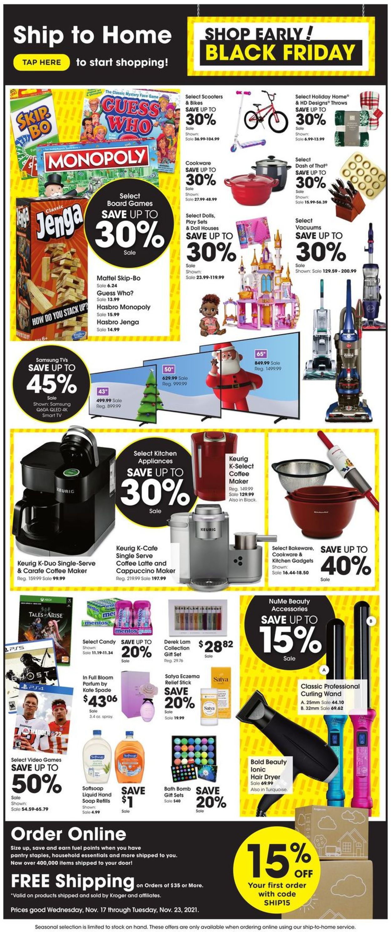 Kroger Ad from 11/17/2021