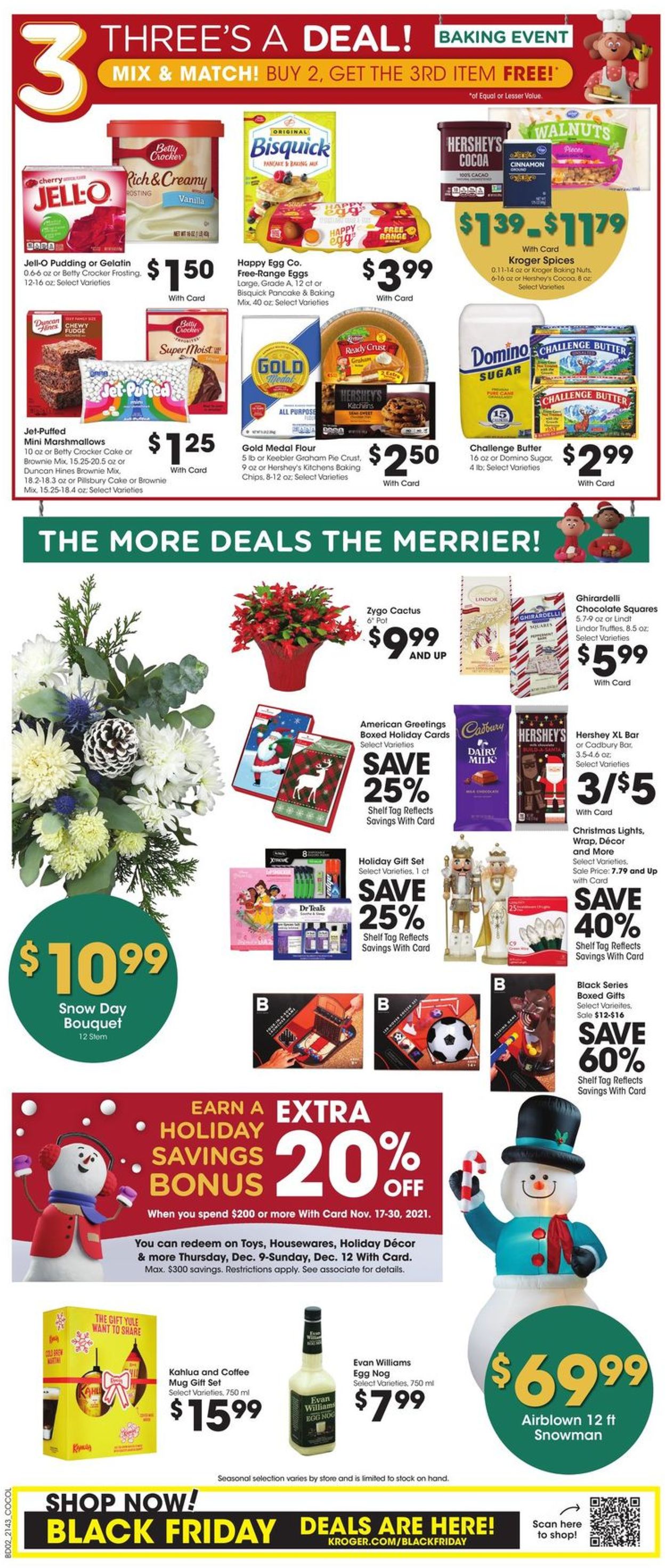 Kroger Ad from 11/26/2021