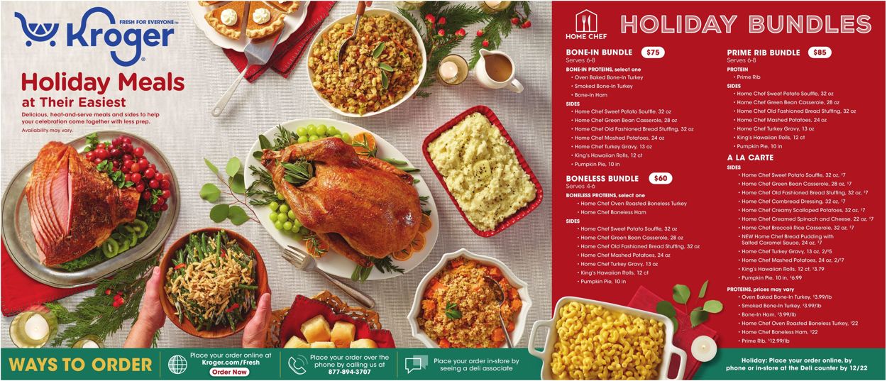 Kroger Ad from 11/28/2021