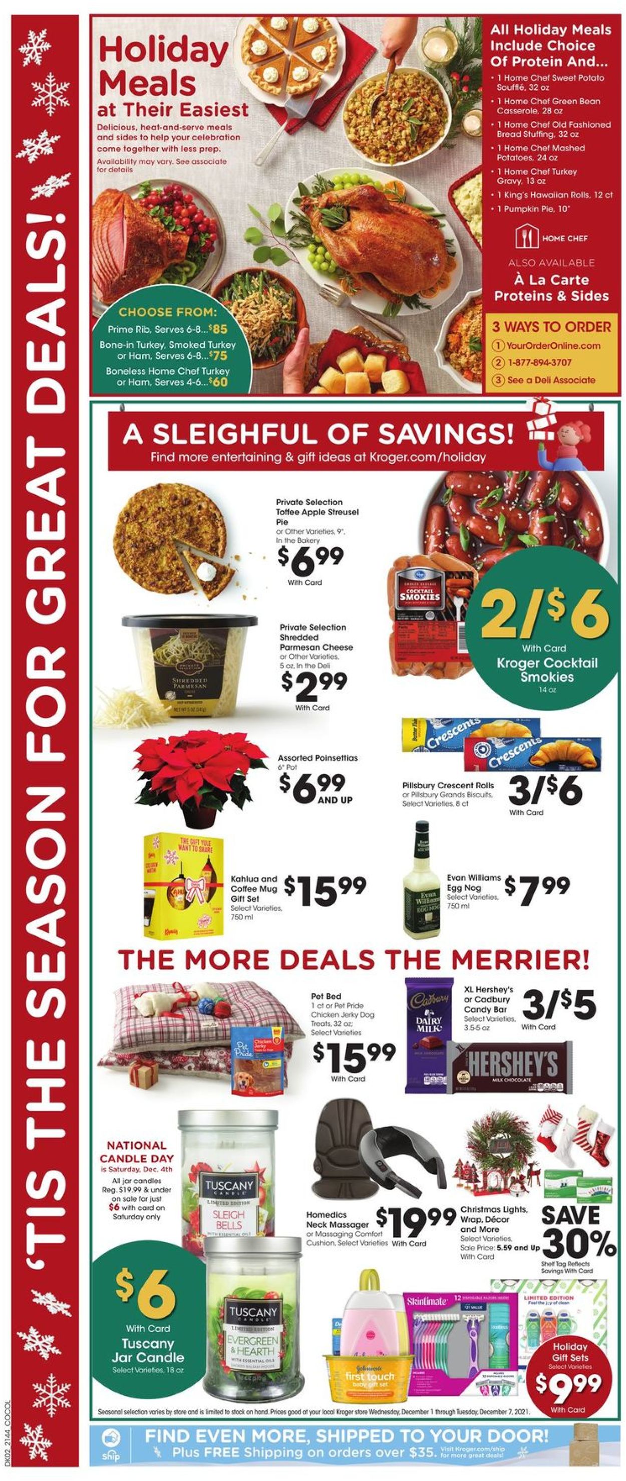 Kroger Ad from 12/01/2021
