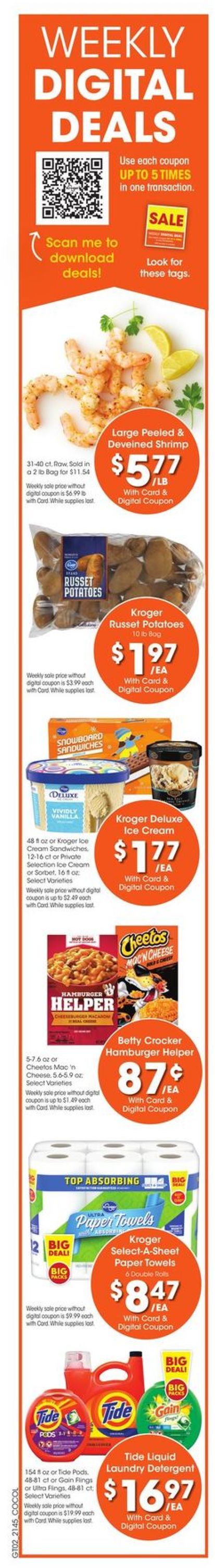 Kroger Ad from 12/08/2021