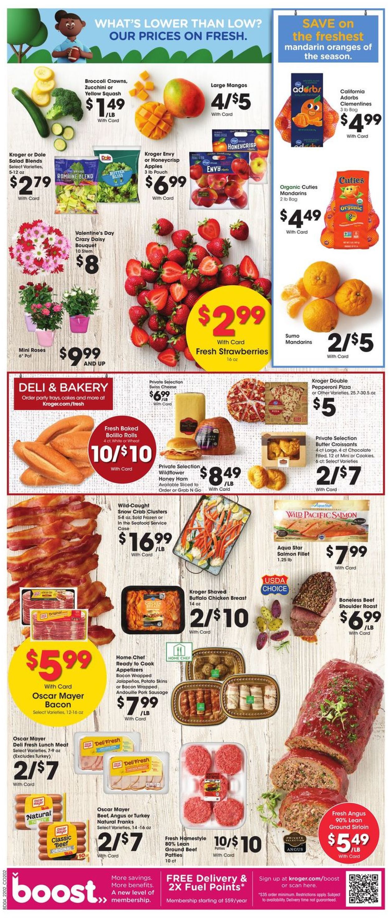 Kroger Ad from 02/09/2022