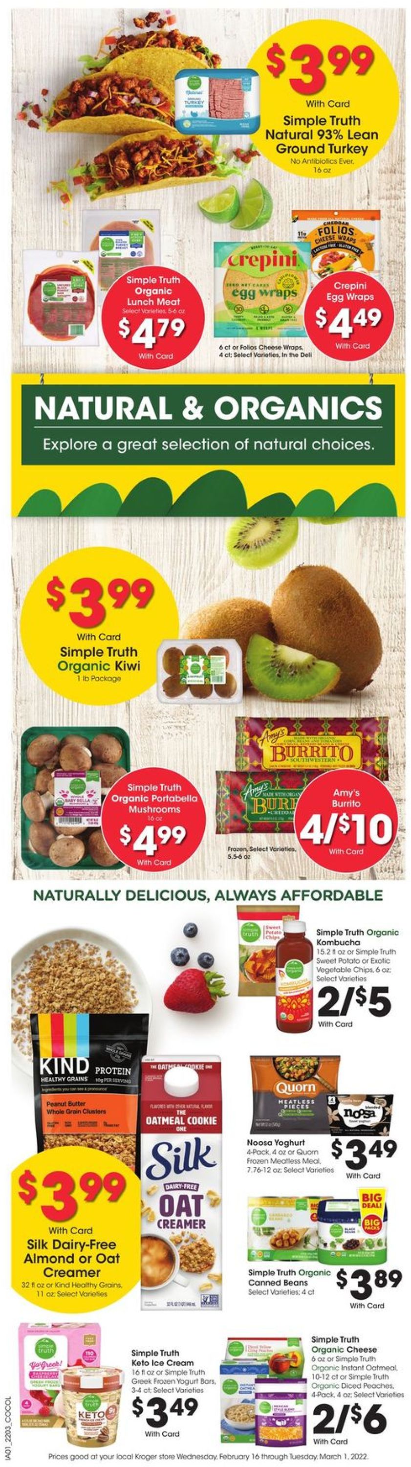 Kroger Ad from 02/16/2022