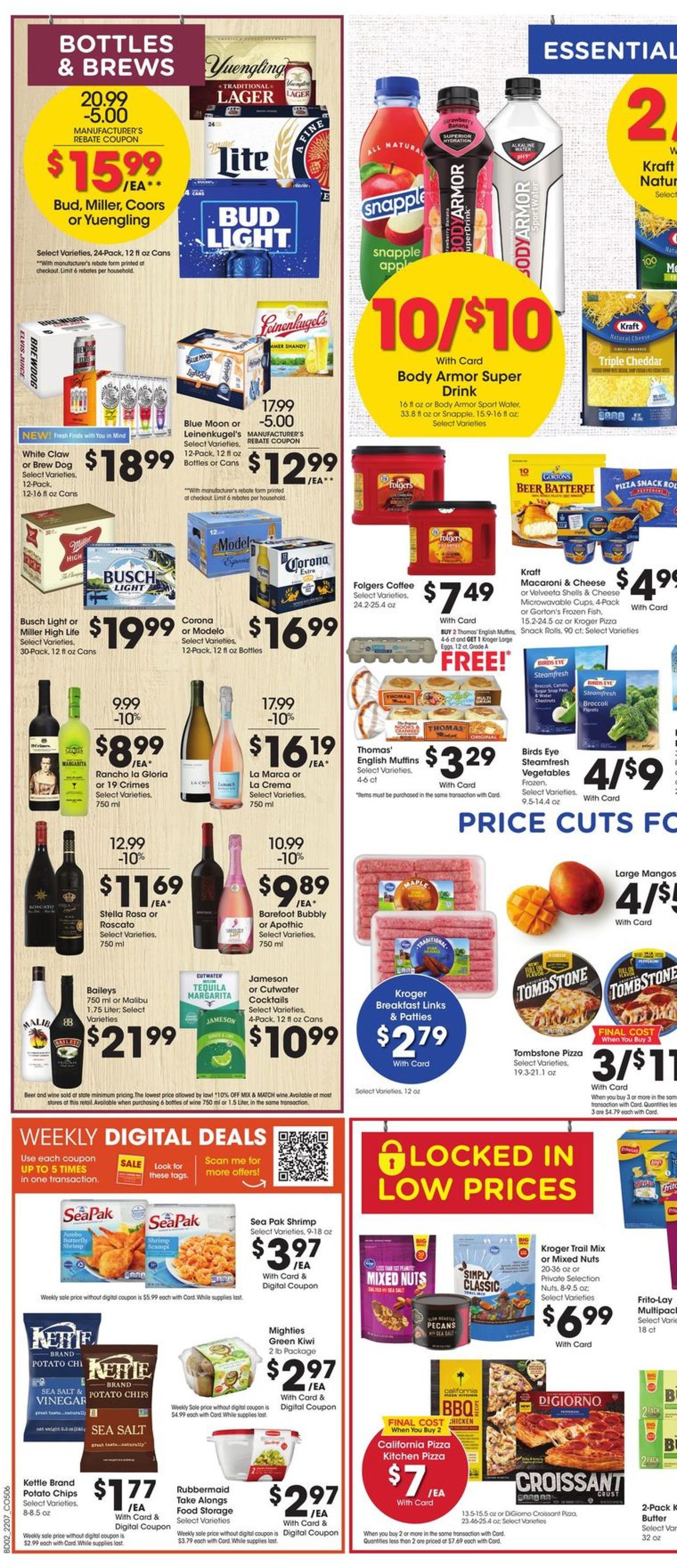 Kroger Ad from 03/16/2022
