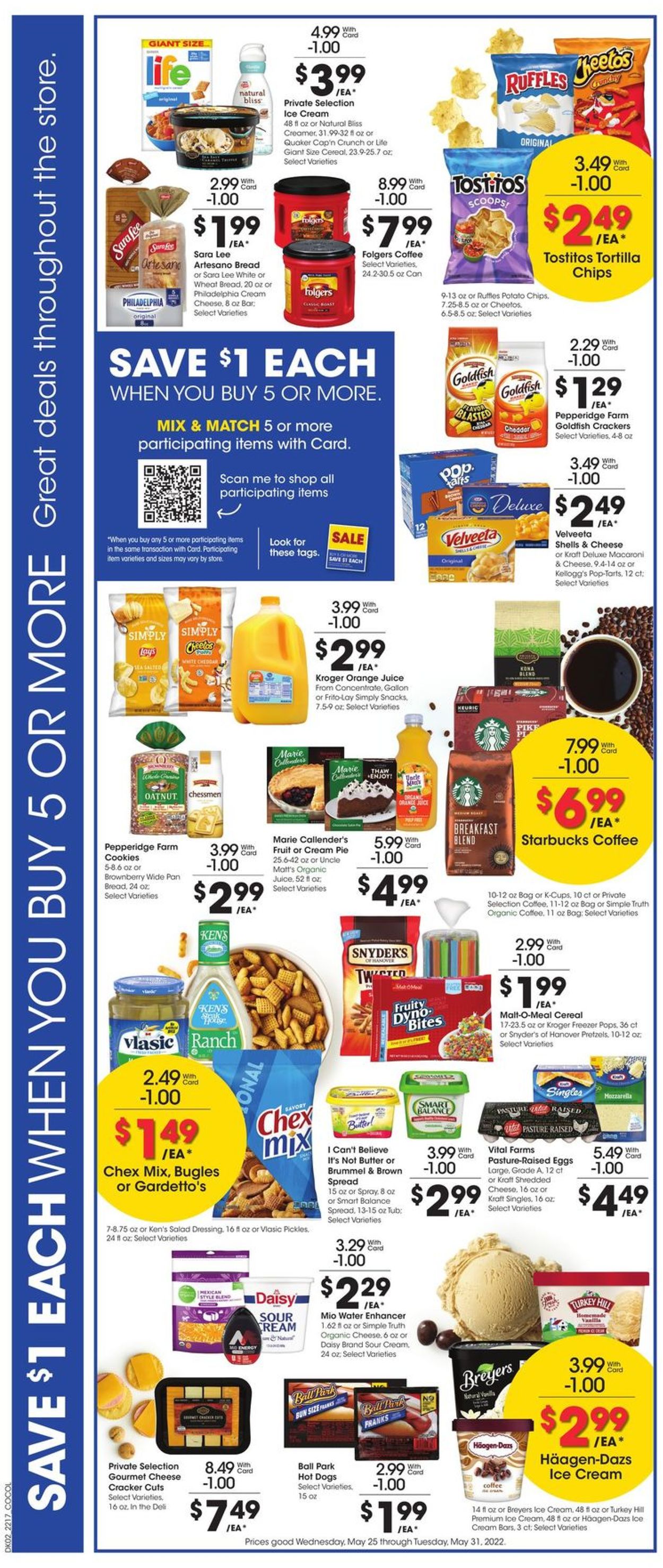 Kroger Ad from 05/25/2022