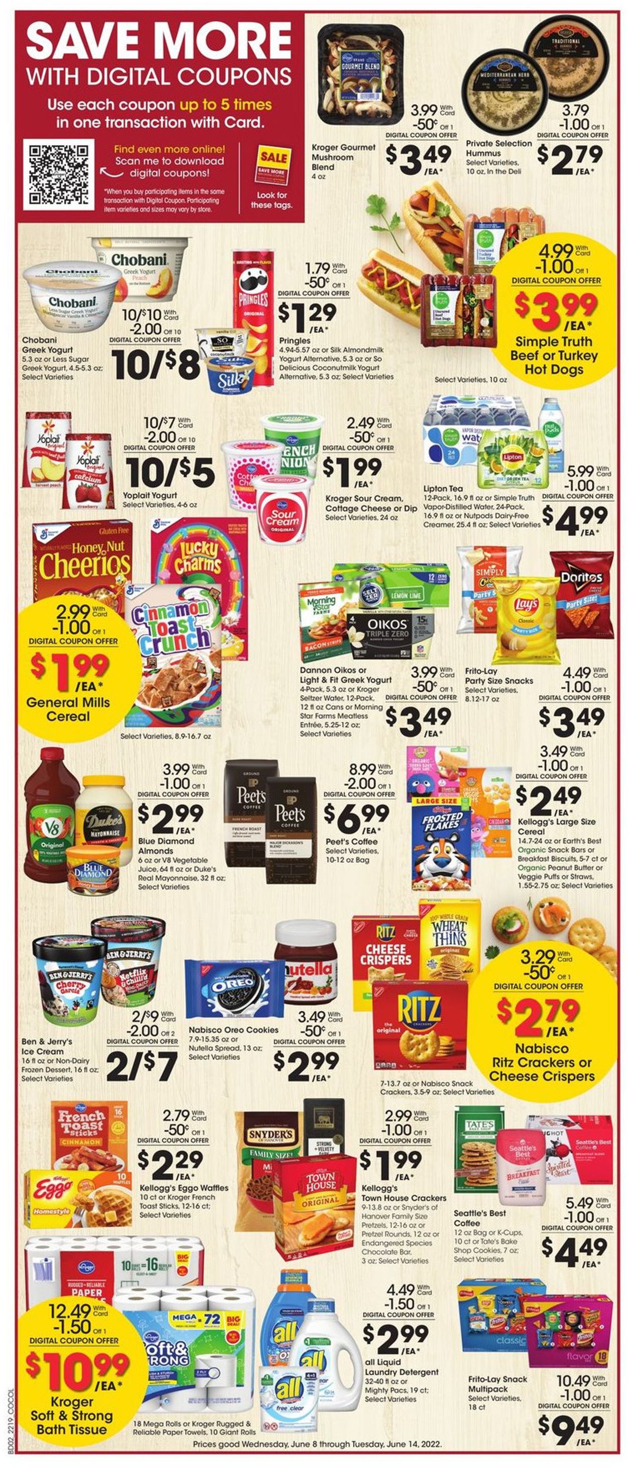 Kroger Ad from 06/08/2022