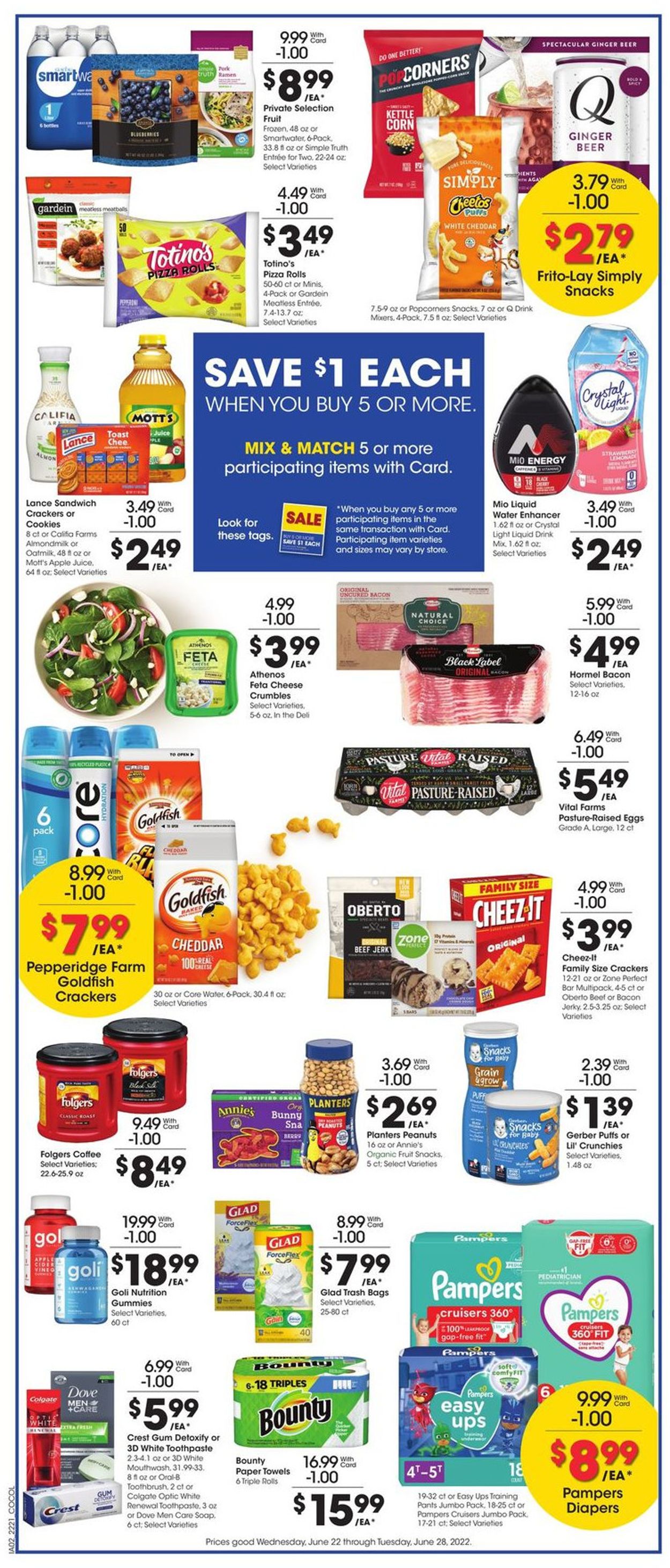 Kroger Ad from 06/22/2022