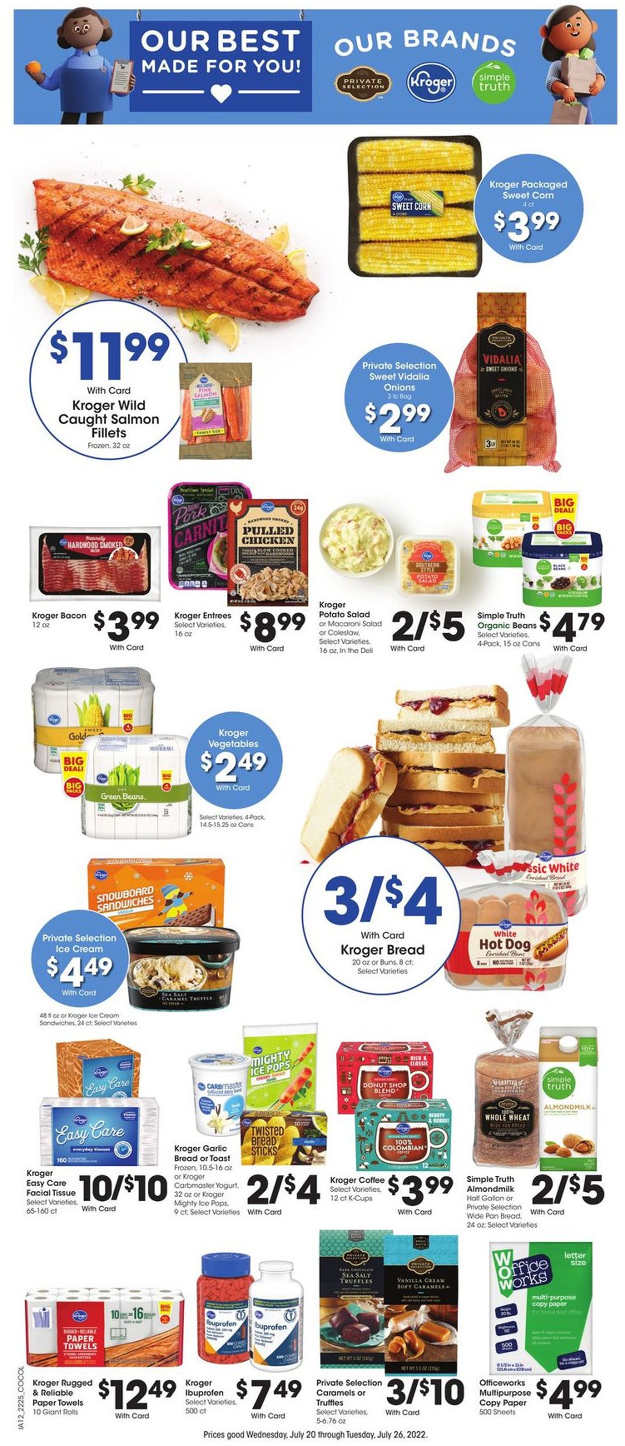 Kroger Ad from 07/20/2022