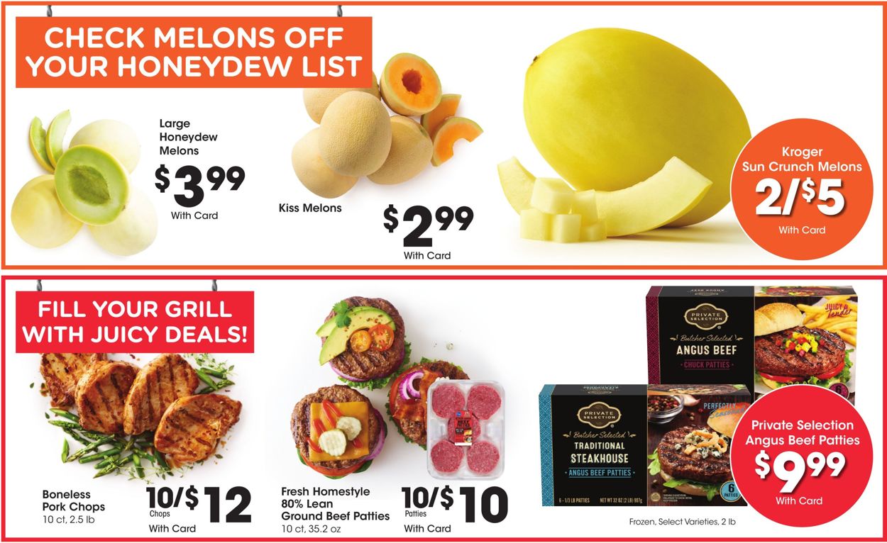 Kroger Ad from 07/27/2022