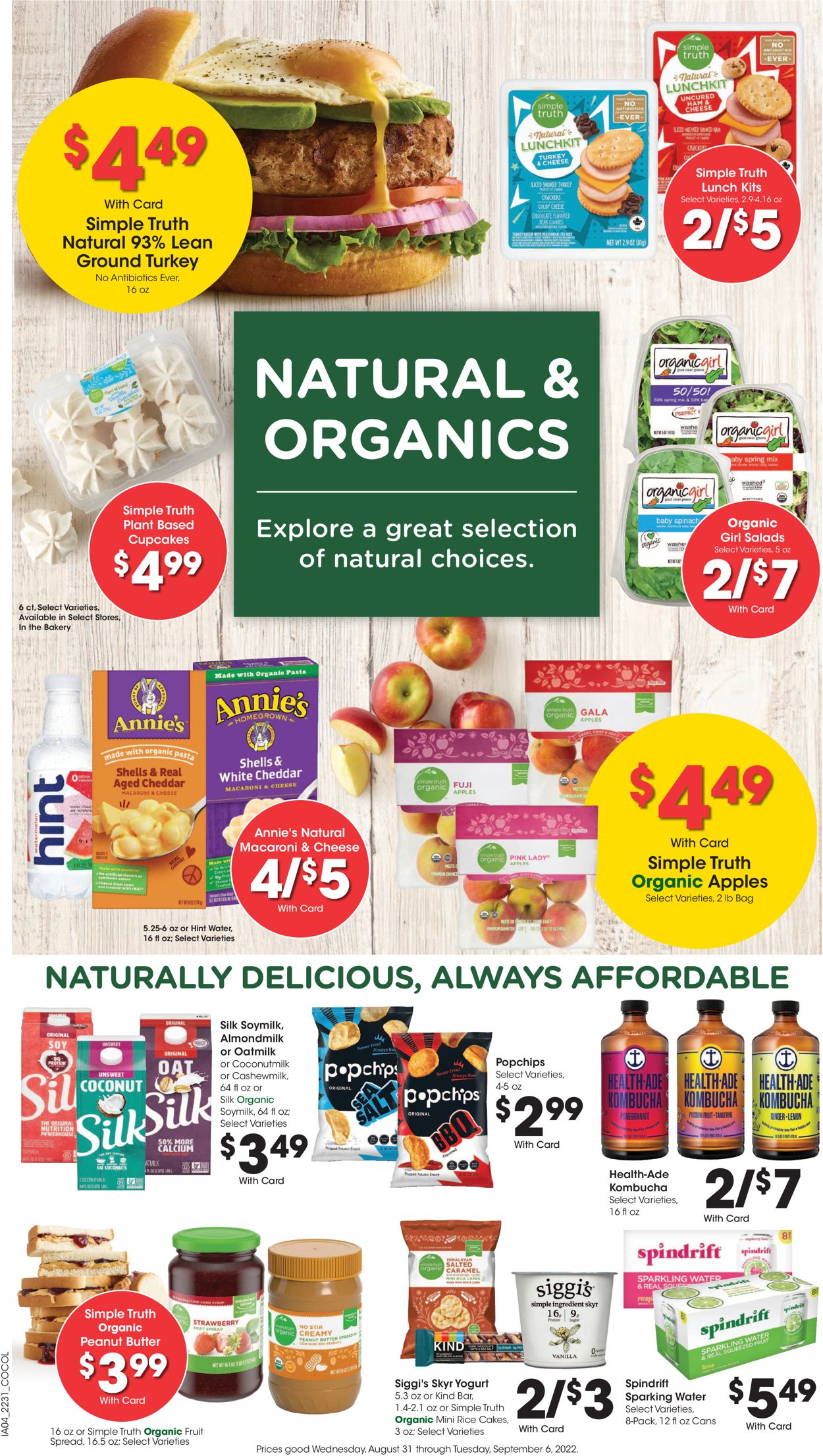 Kroger Ad from 08/31/2022