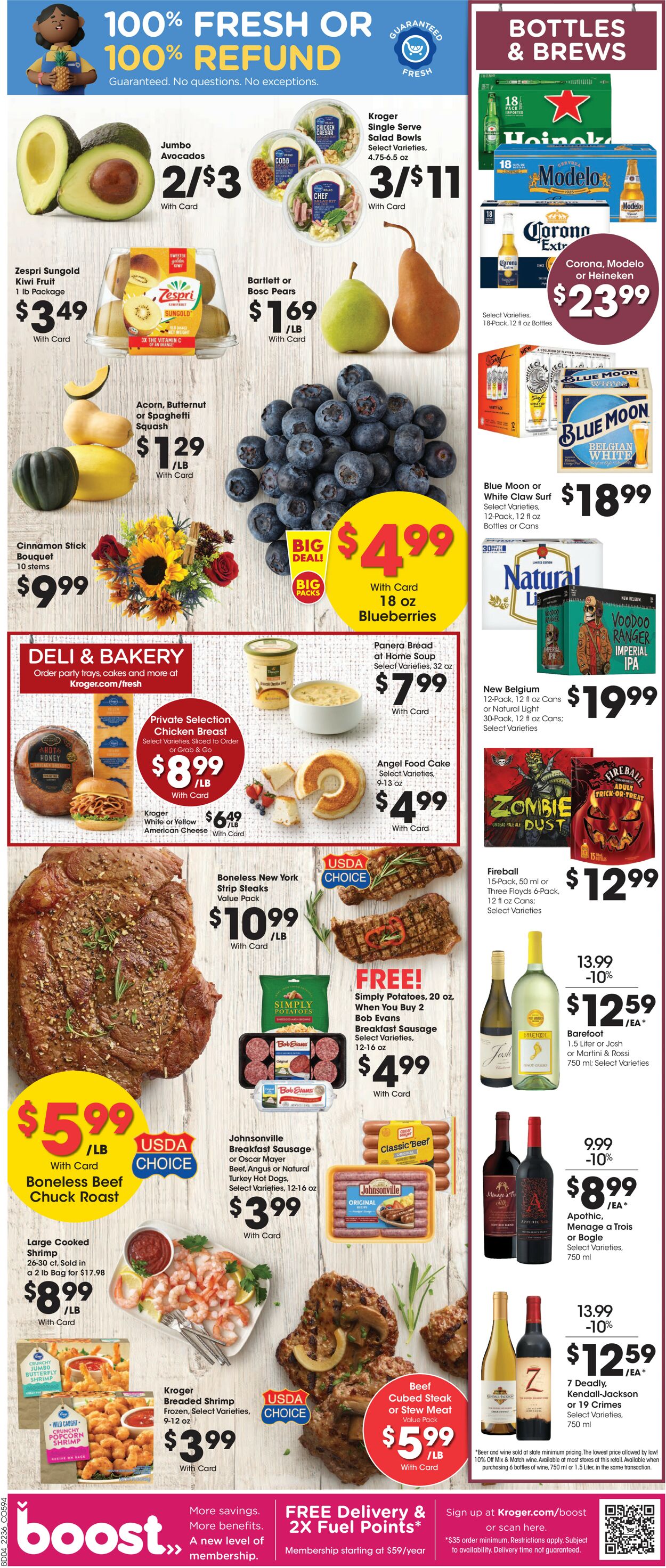 Kroger Ad from 10/05/2022