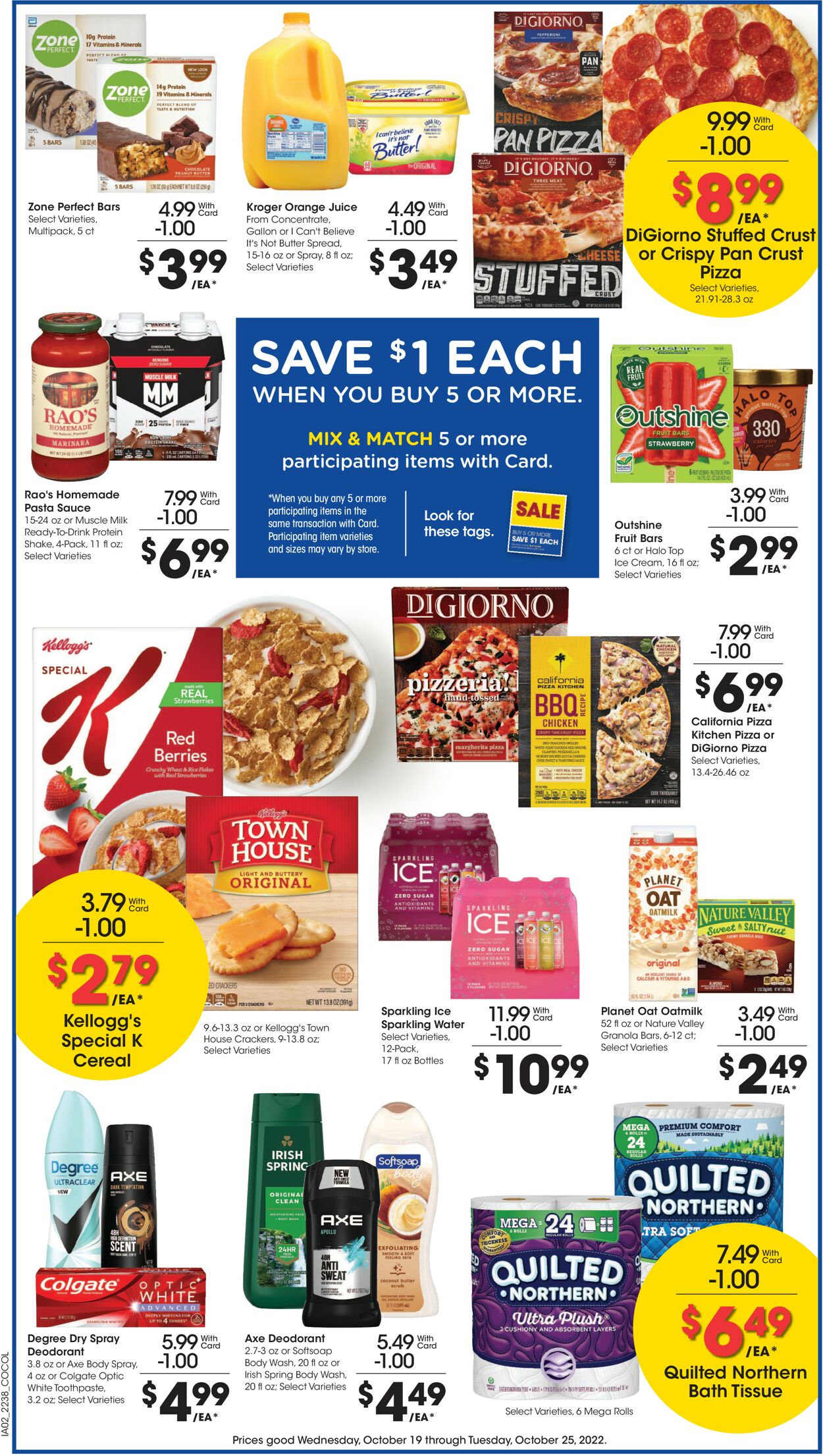 Kroger Ad from 10/19/2022
