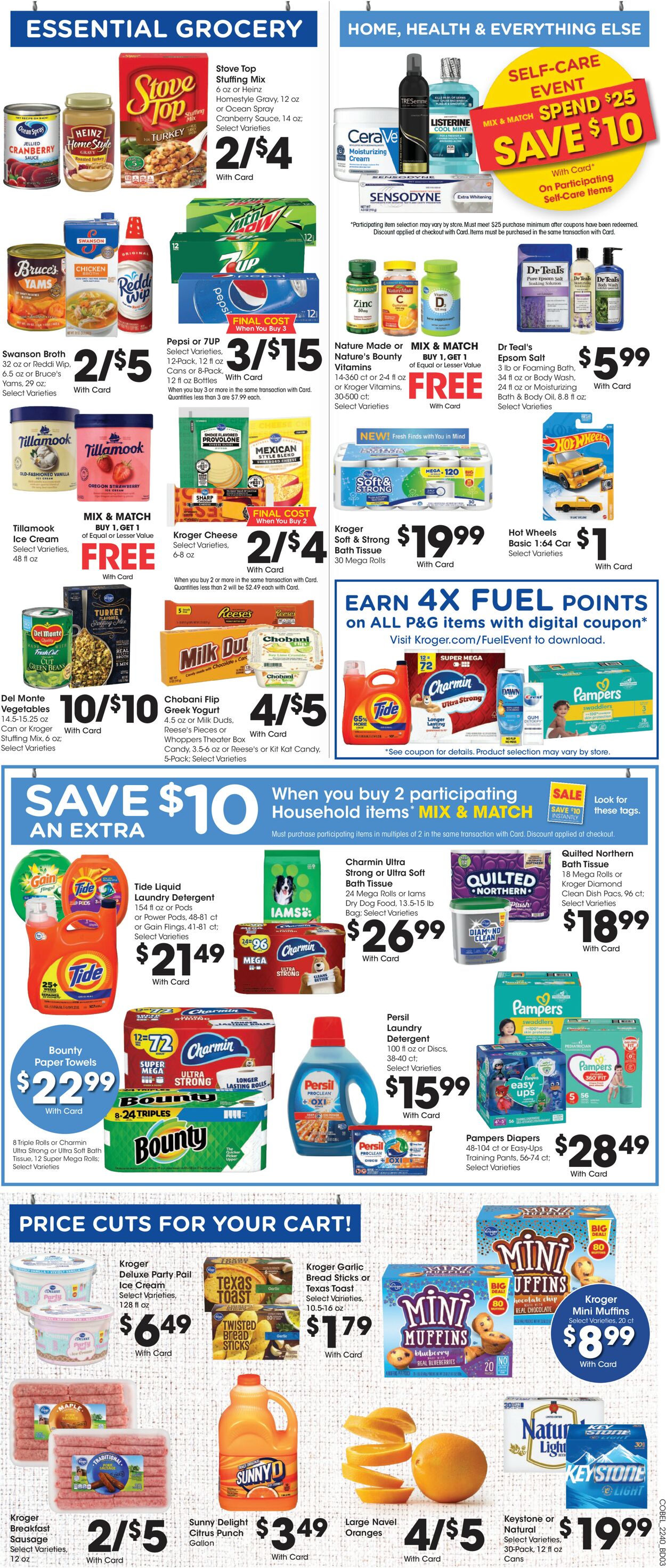 Kroger Ad from 11/02/2022