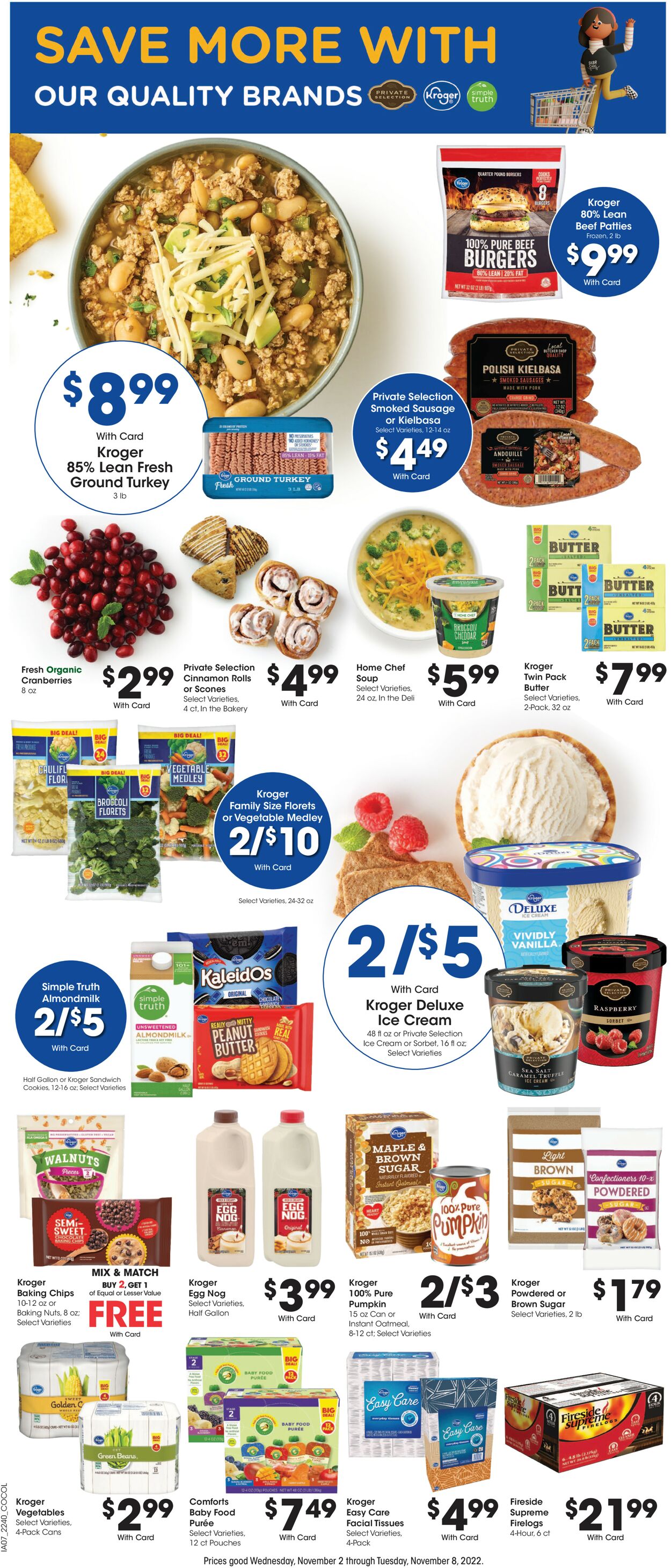 Kroger Ad from 11/02/2022