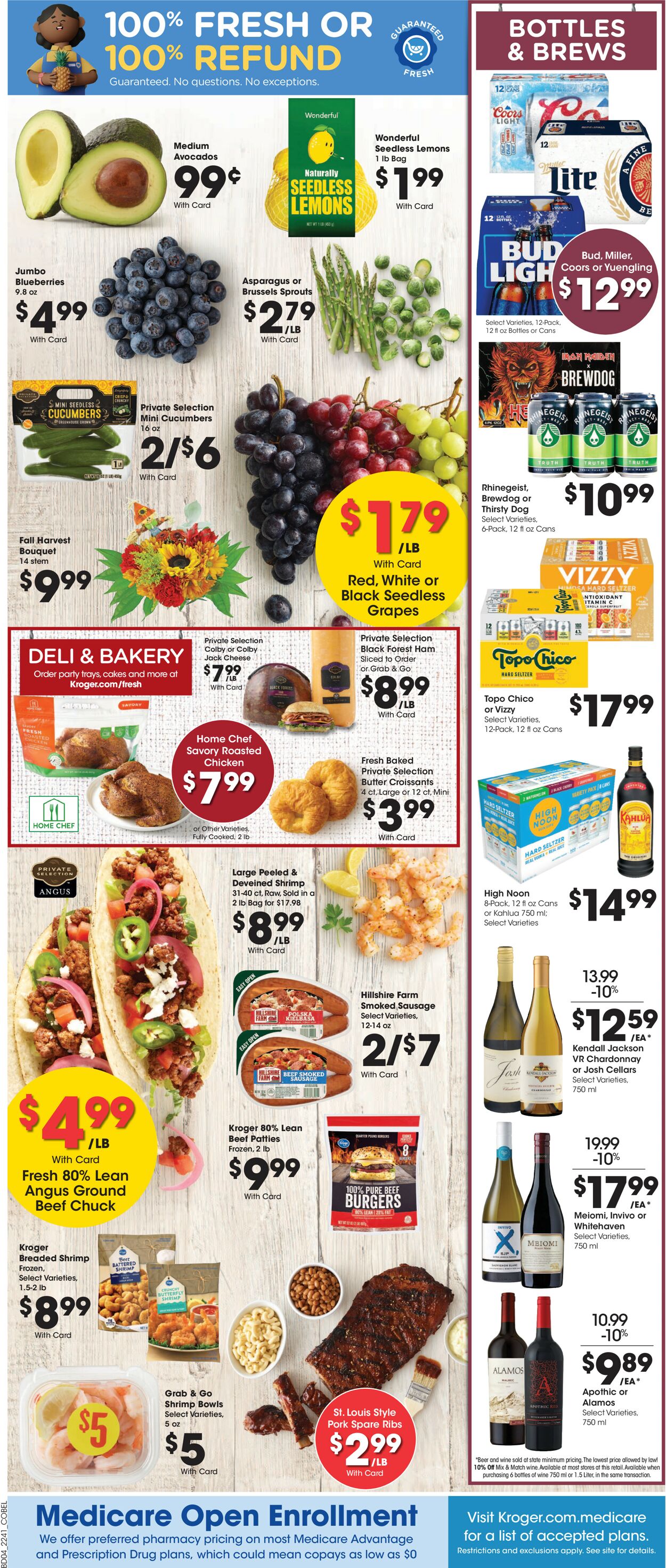 Kroger Ad from 11/09/2022