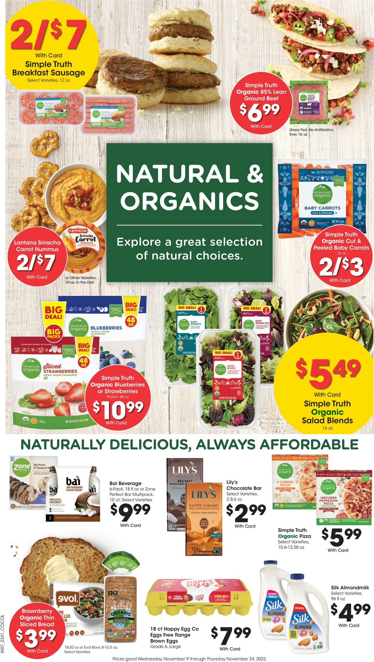 Kroger Ad from 11/09/2022