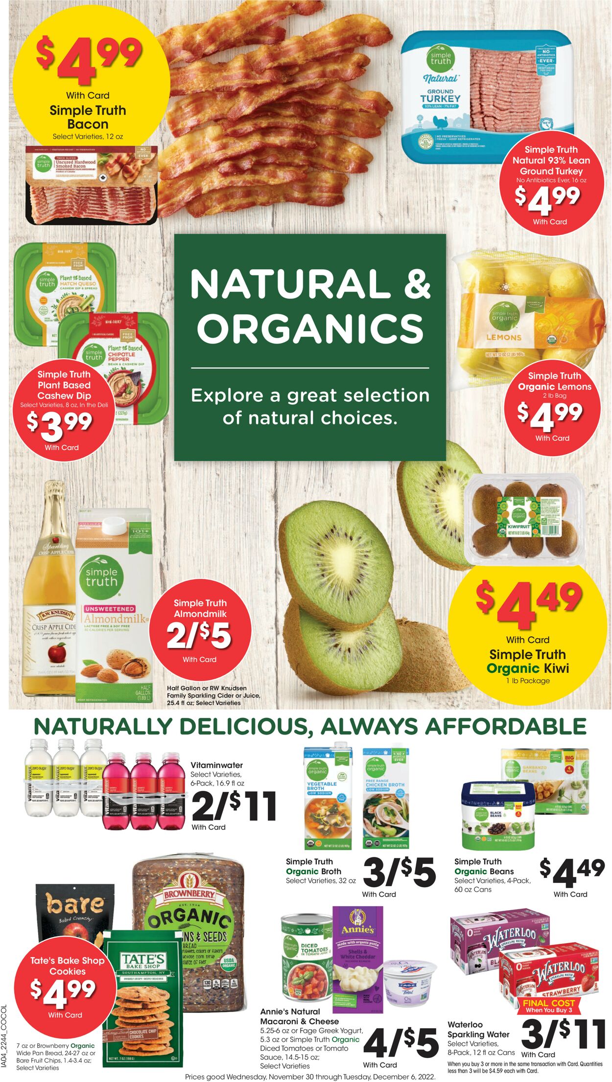 Kroger Ad from 11/30/2022