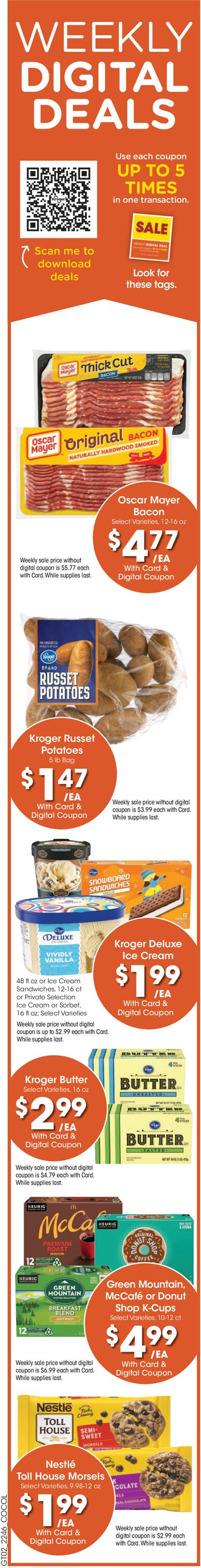 Kroger Ad from 12/14/2022