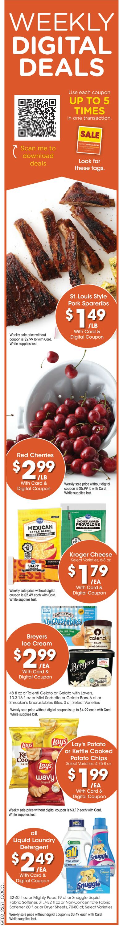 Kroger Ad from 01/18/2023