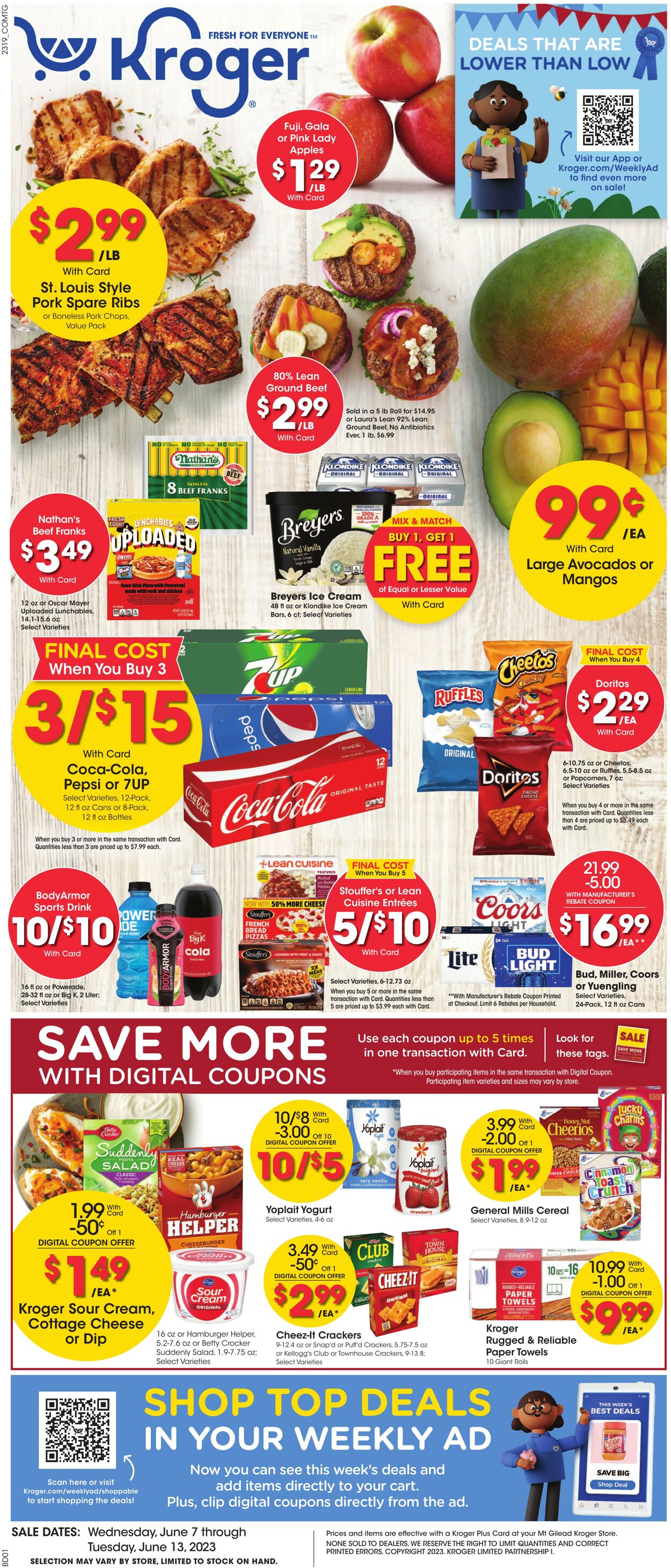 Kroger Ad from 06/07/2023