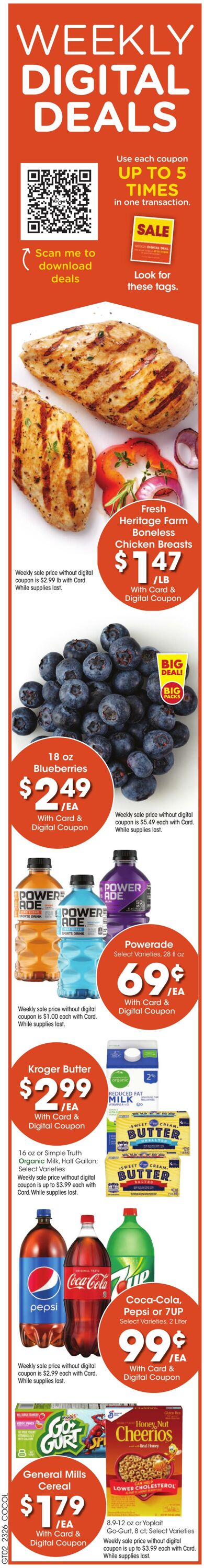 Kroger Ad from 07/26/2023