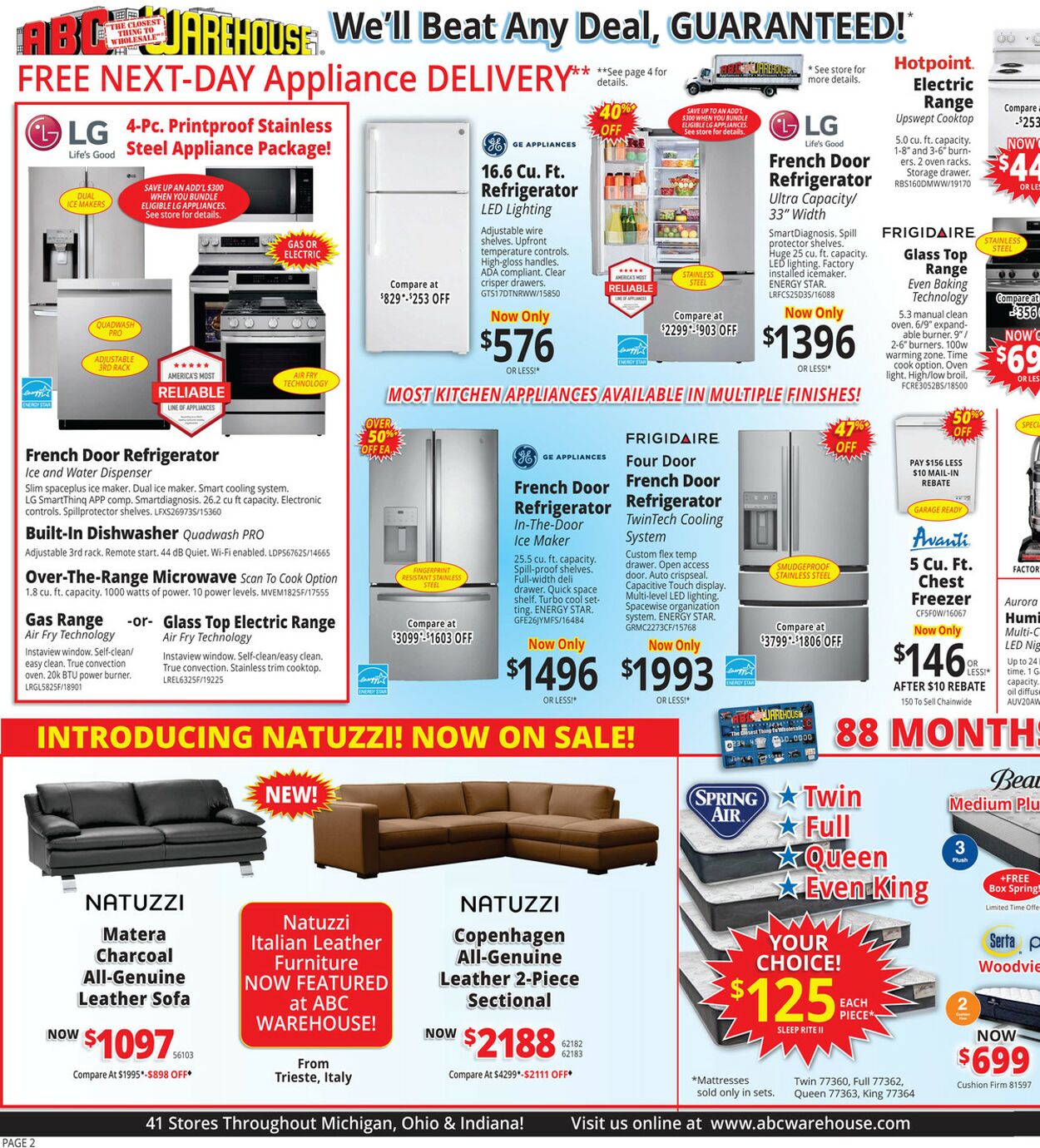 ABC Warehouse Ad from 03/24/2024