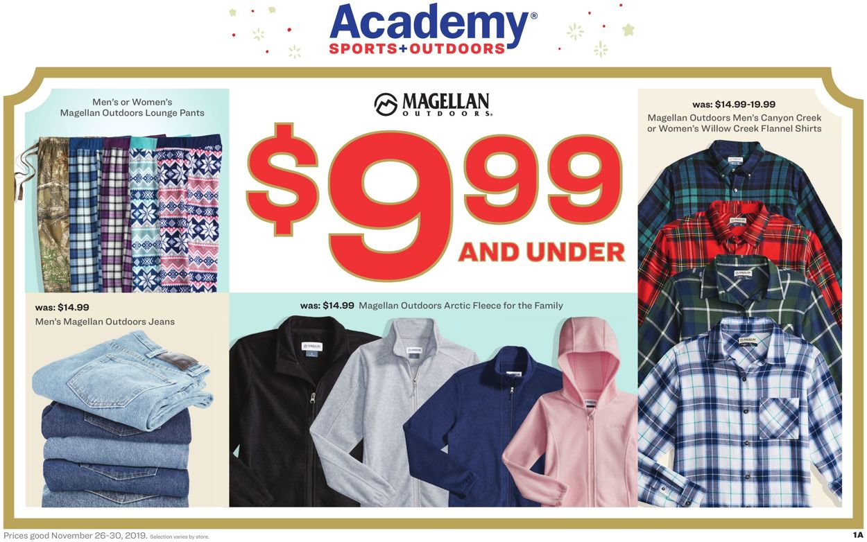 Academy Sports Ad from 11/26/2019