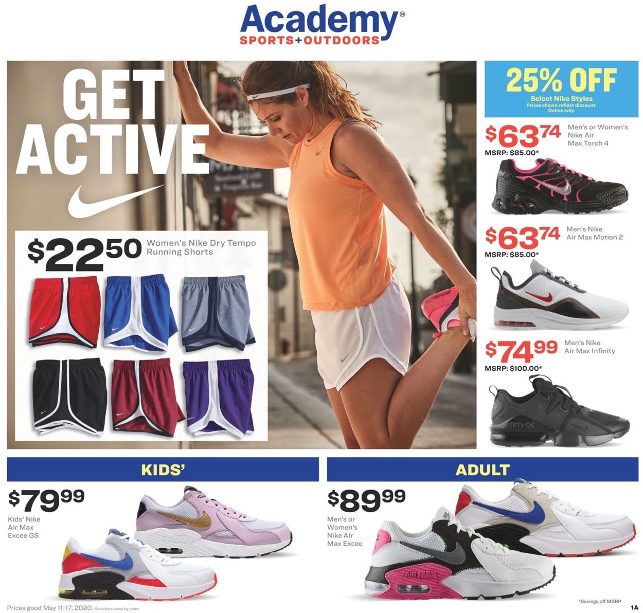 Academy Sports Ad from 05/11/2020