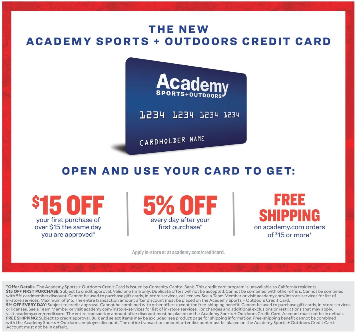 Academy Sports Ad from 06/15/2020