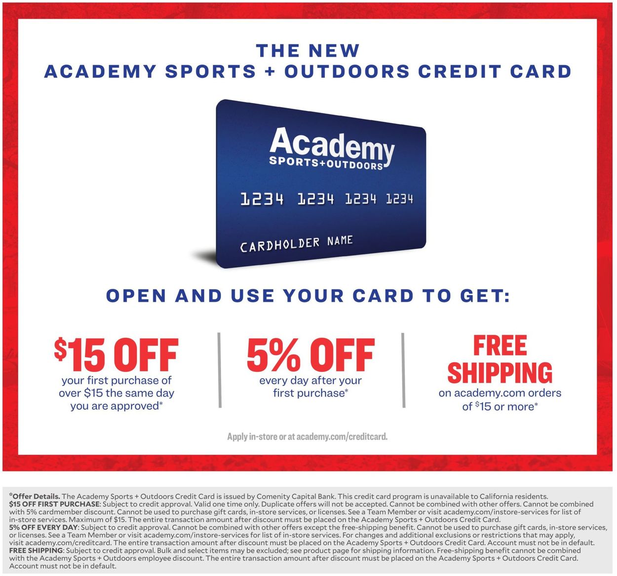Academy Sports Ad from 08/10/2020
