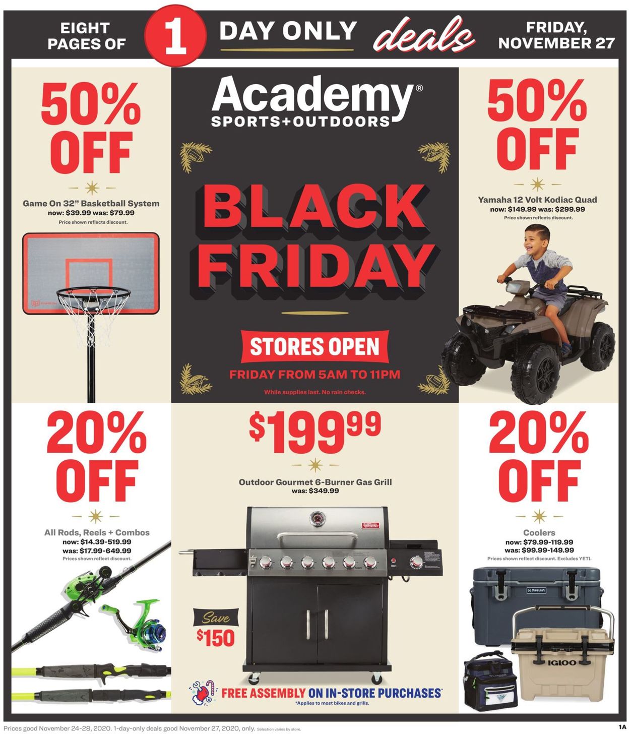 Academy Sports Ad from 11/27/2020