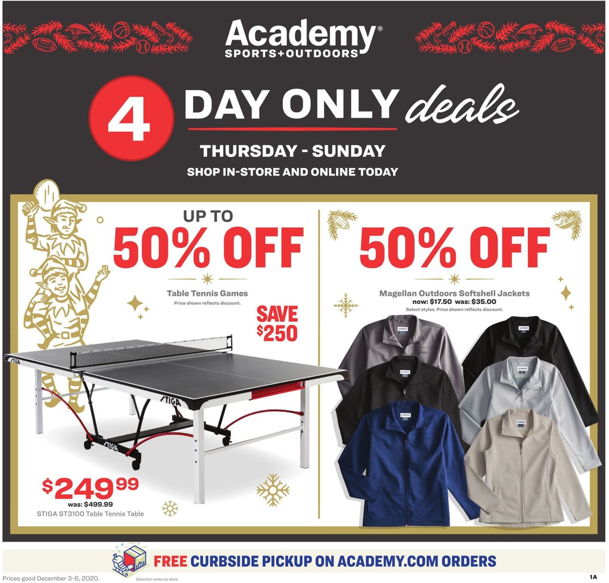 Academy Sports Ad from 12/03/2020