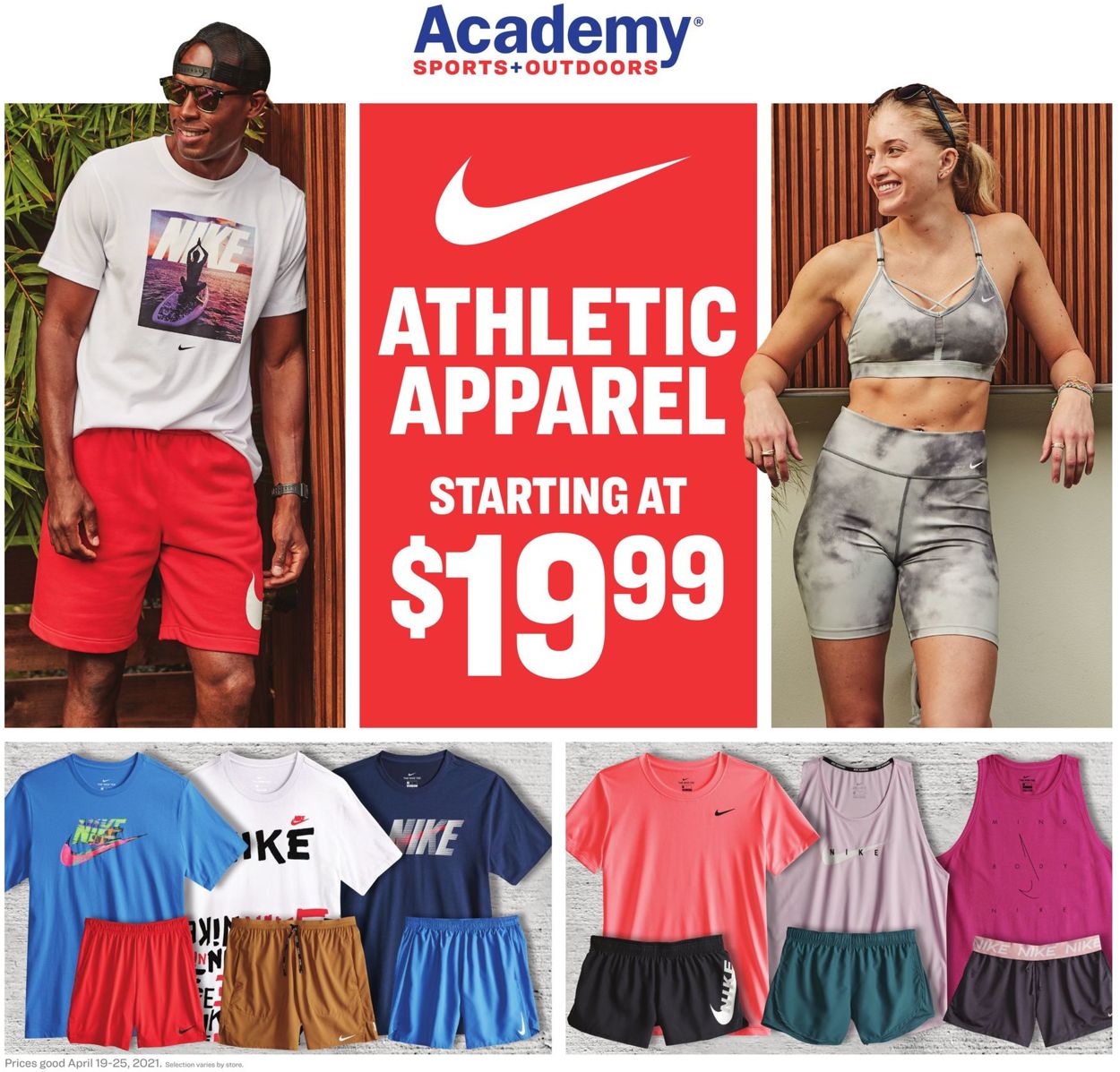 Academy Sports Ad from 04/19/2021