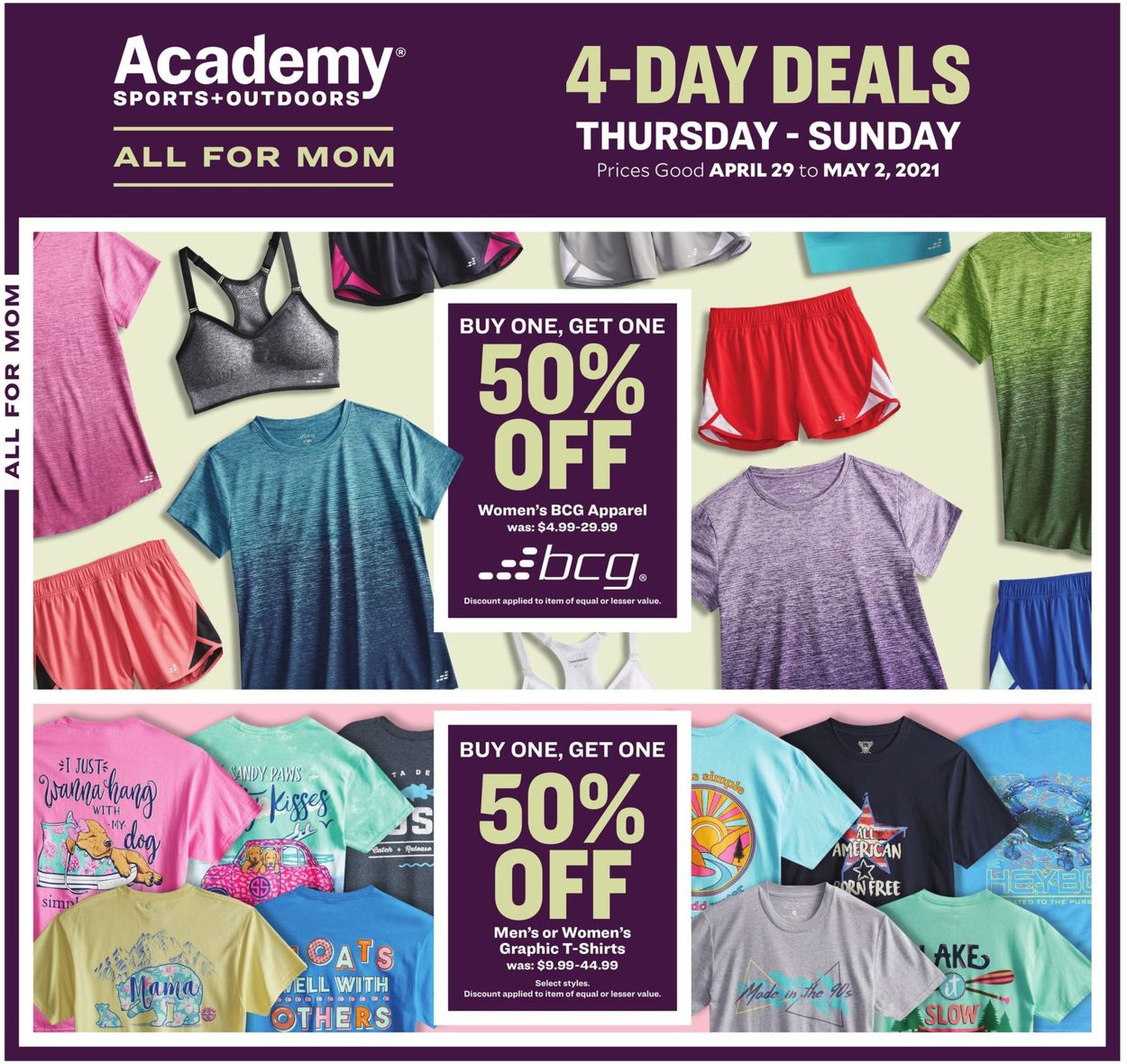 Academy Sports Ad from 04/29/2021