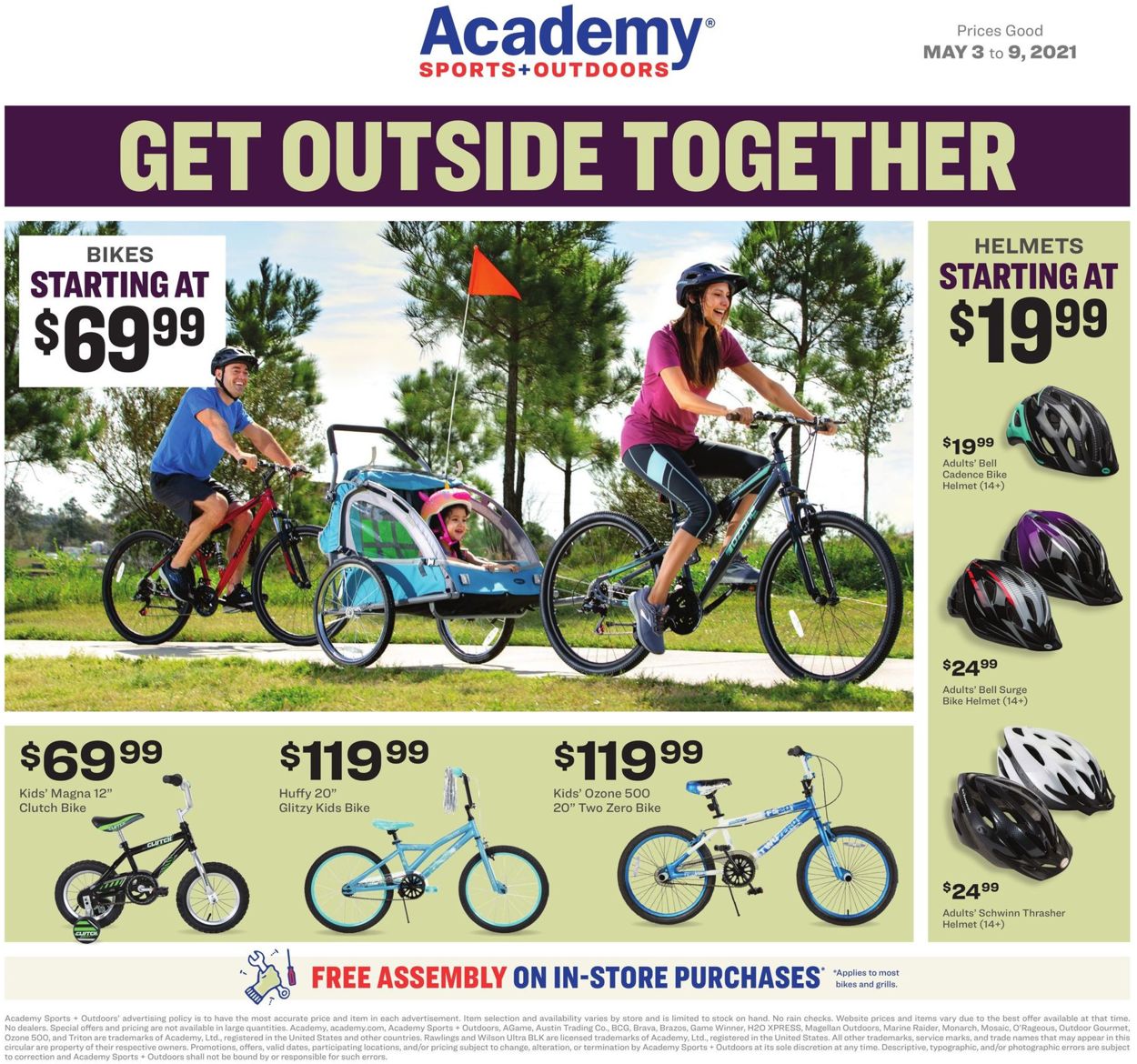 Academy Sports Ad from 05/03/2021