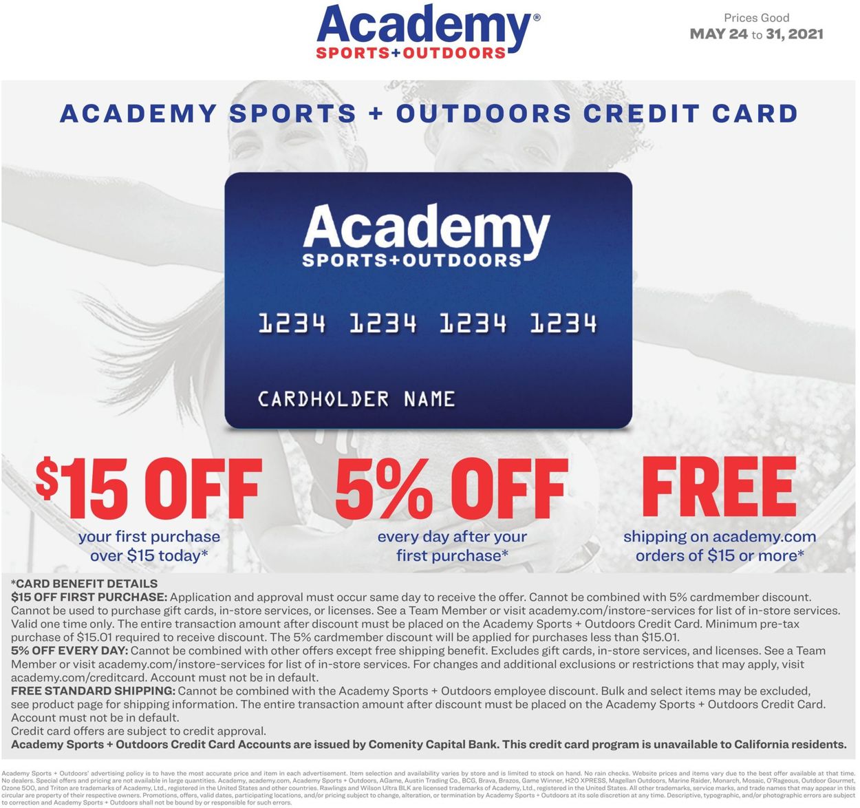 Academy Sports Ad from 05/24/2021