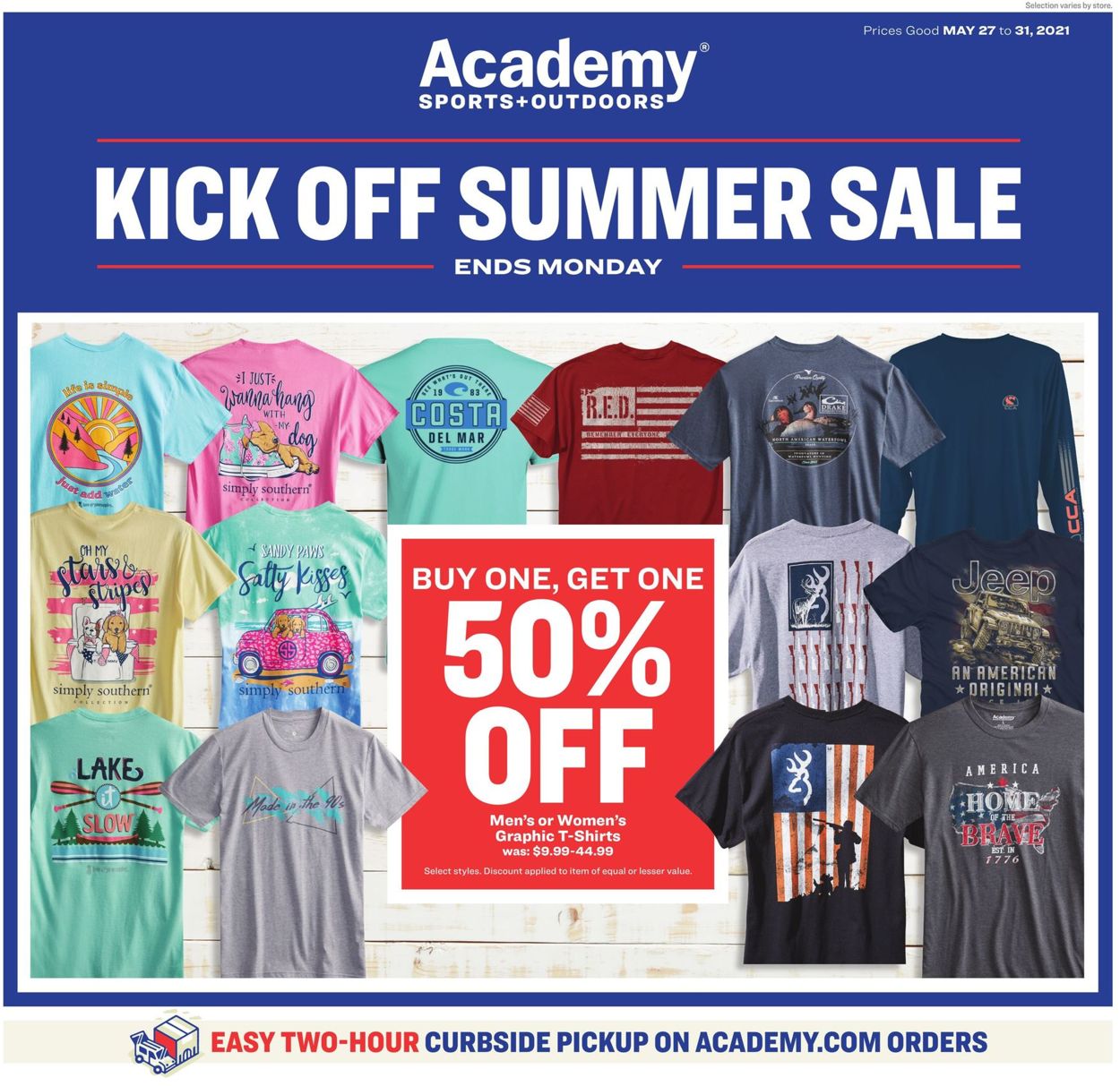 Academy Sports Ad from 05/27/2021