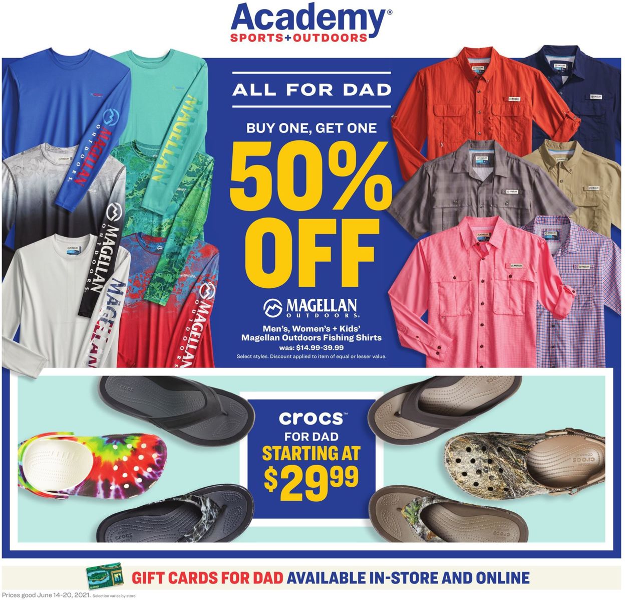 Academy Sports Ad from 06/14/2021