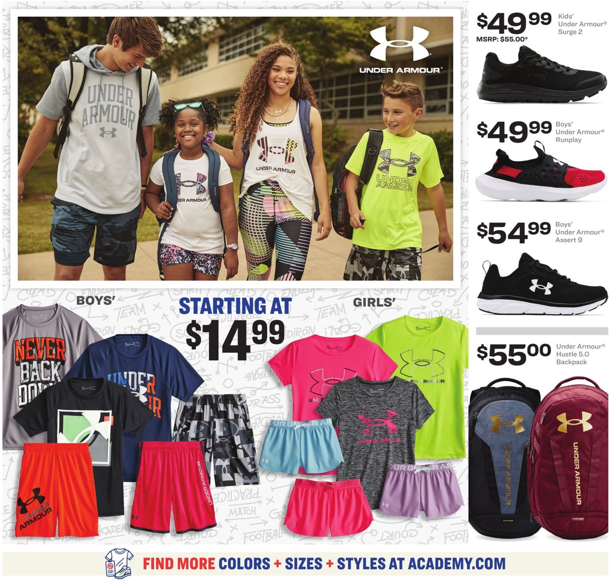 Academy Sports Ad from 07/19/2021