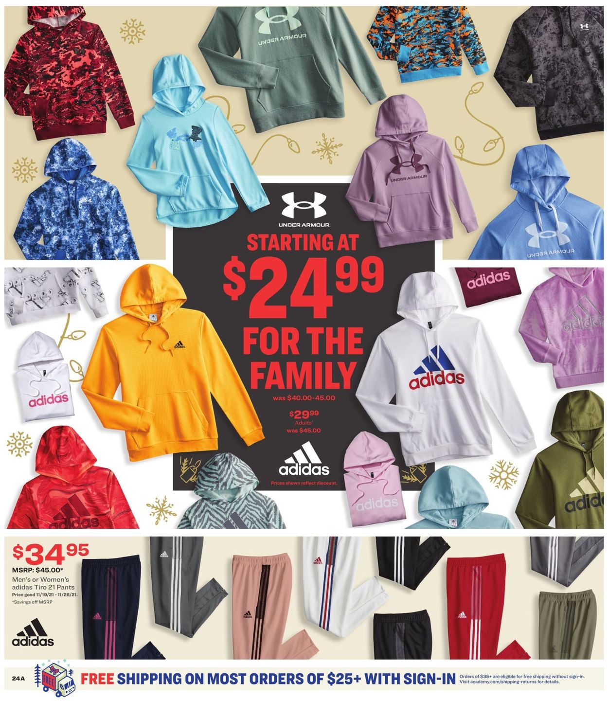 Academy Sports Ad from 11/23/2021