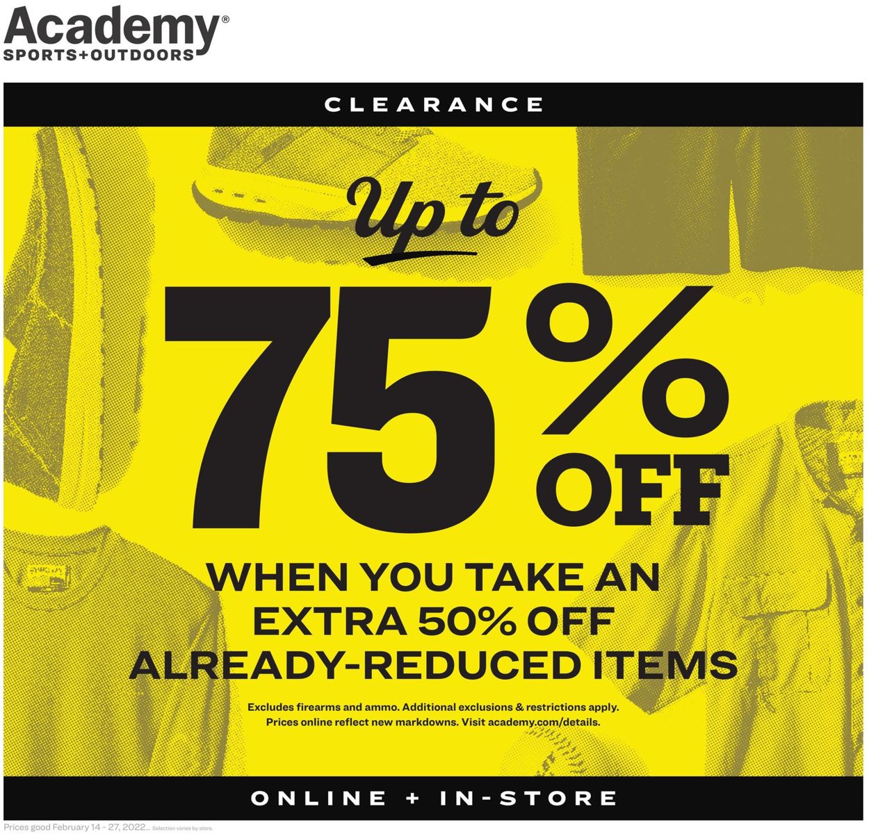 Academy Sports Ad from 02/14/2022