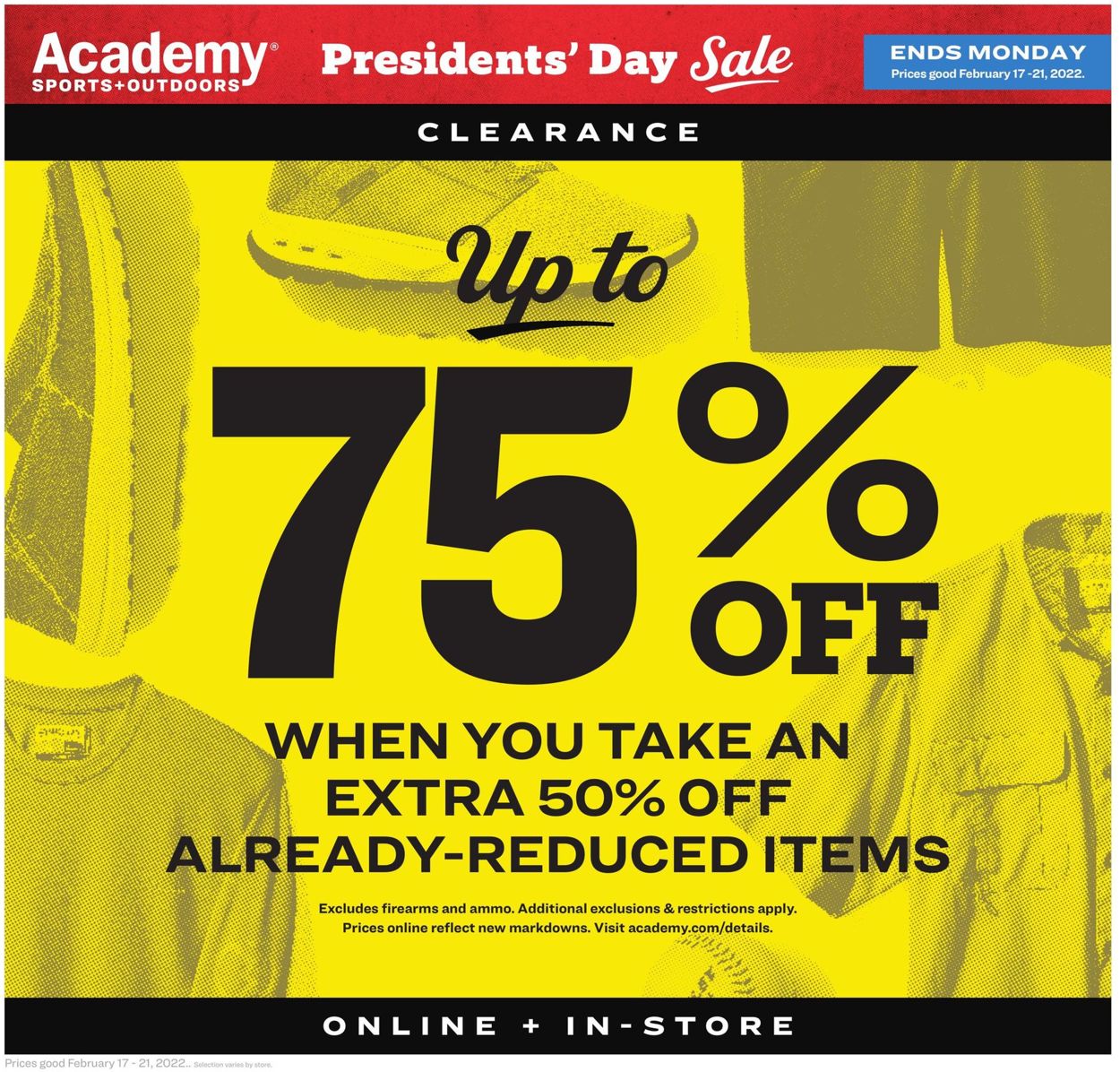Academy Sports Ad from 02/17/2022