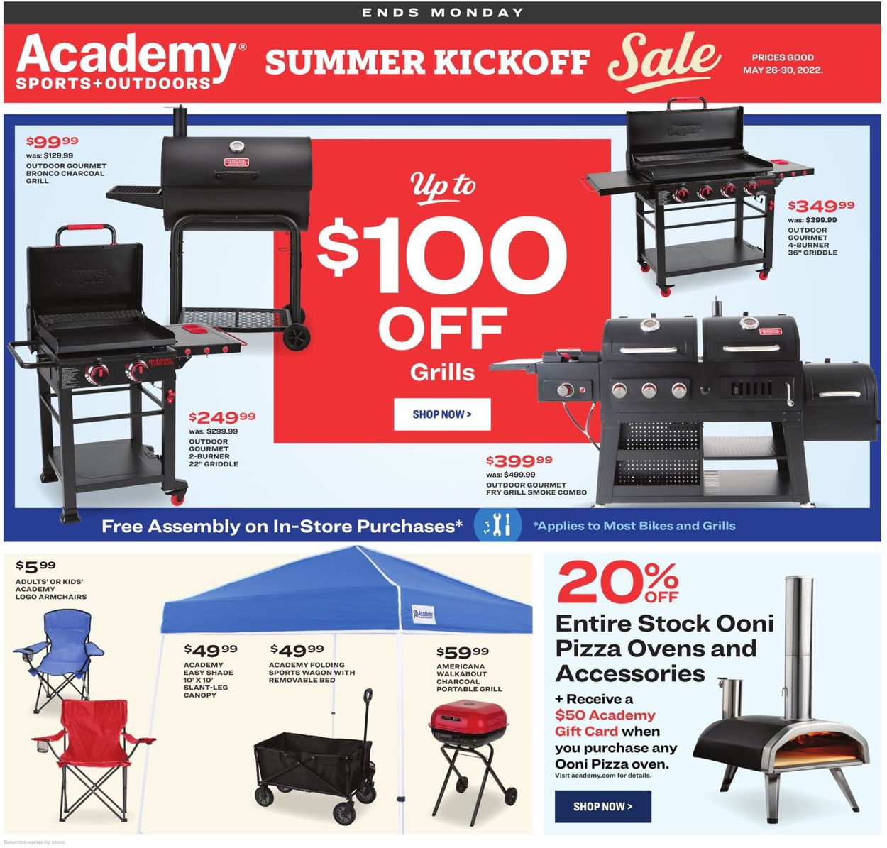 Academy Sports Ad from 05/26/2022