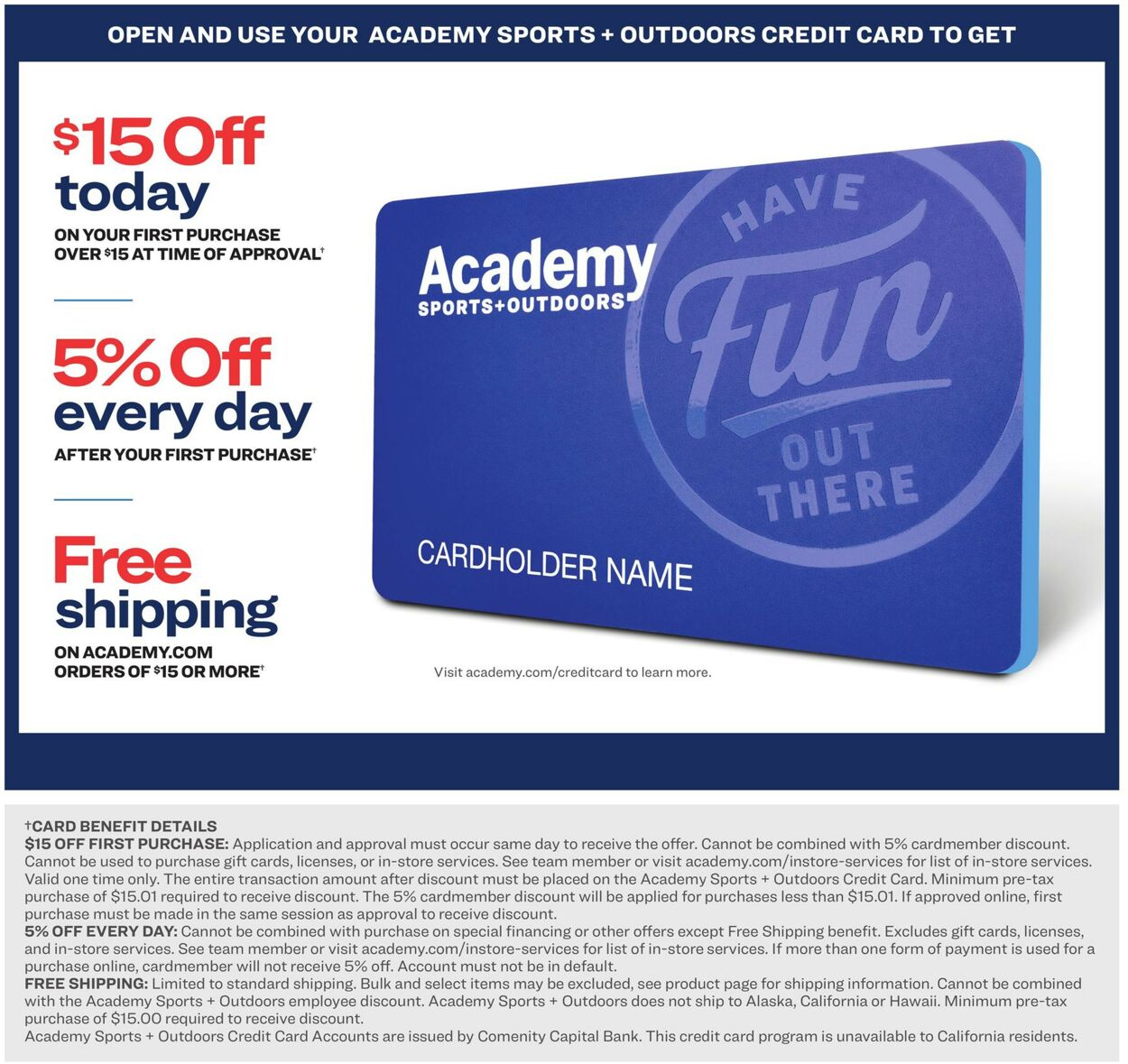 Academy Sports Ad from 10/31/2022