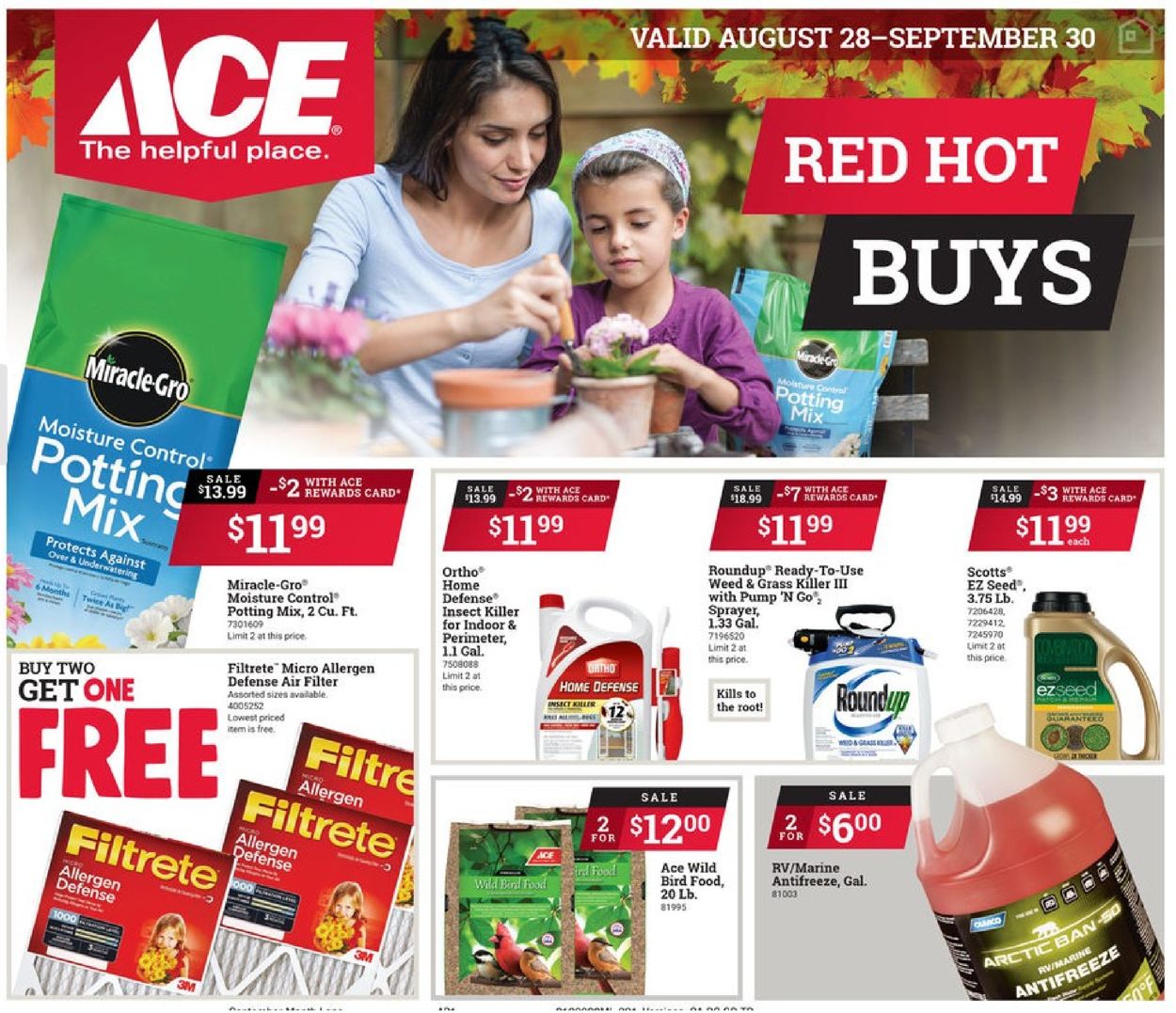 Ace Hardware Ad from 08/28/2019